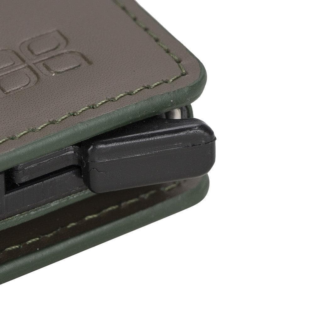 Bayelon Palermo Leather Zip Mechanical Card Holder