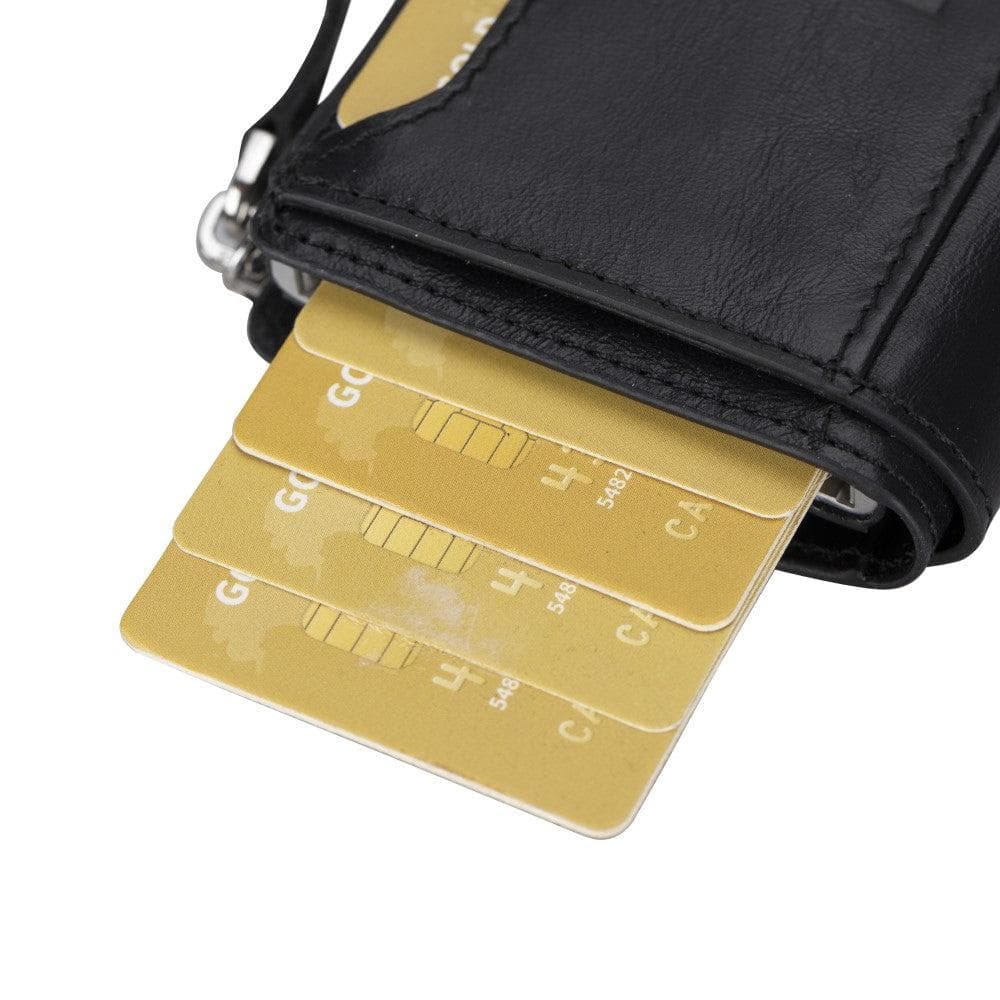 Bayelon Palermo Leather Zip Mechanical Card Holder