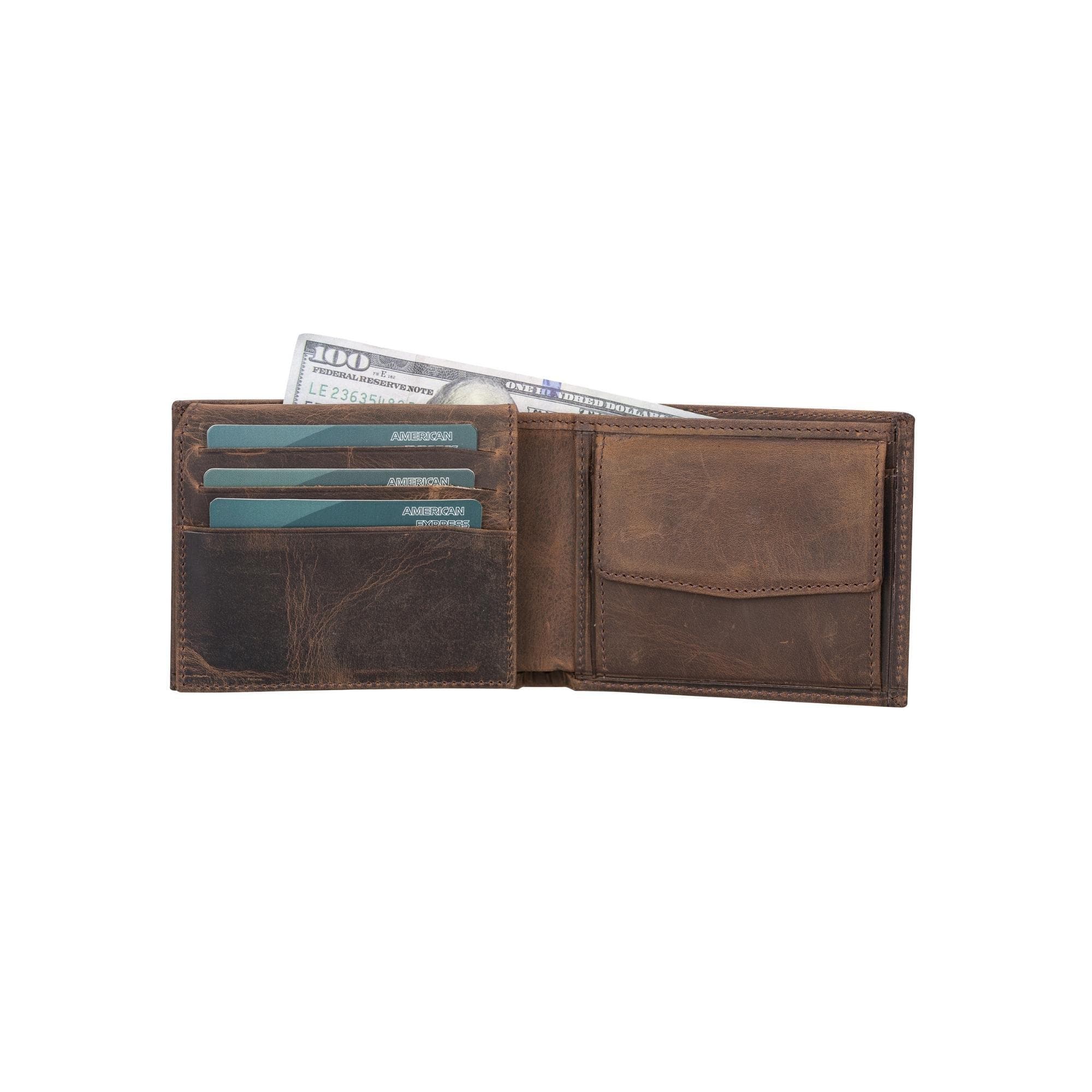 Bayelon Passat Genuine Leather Wallet Coffee