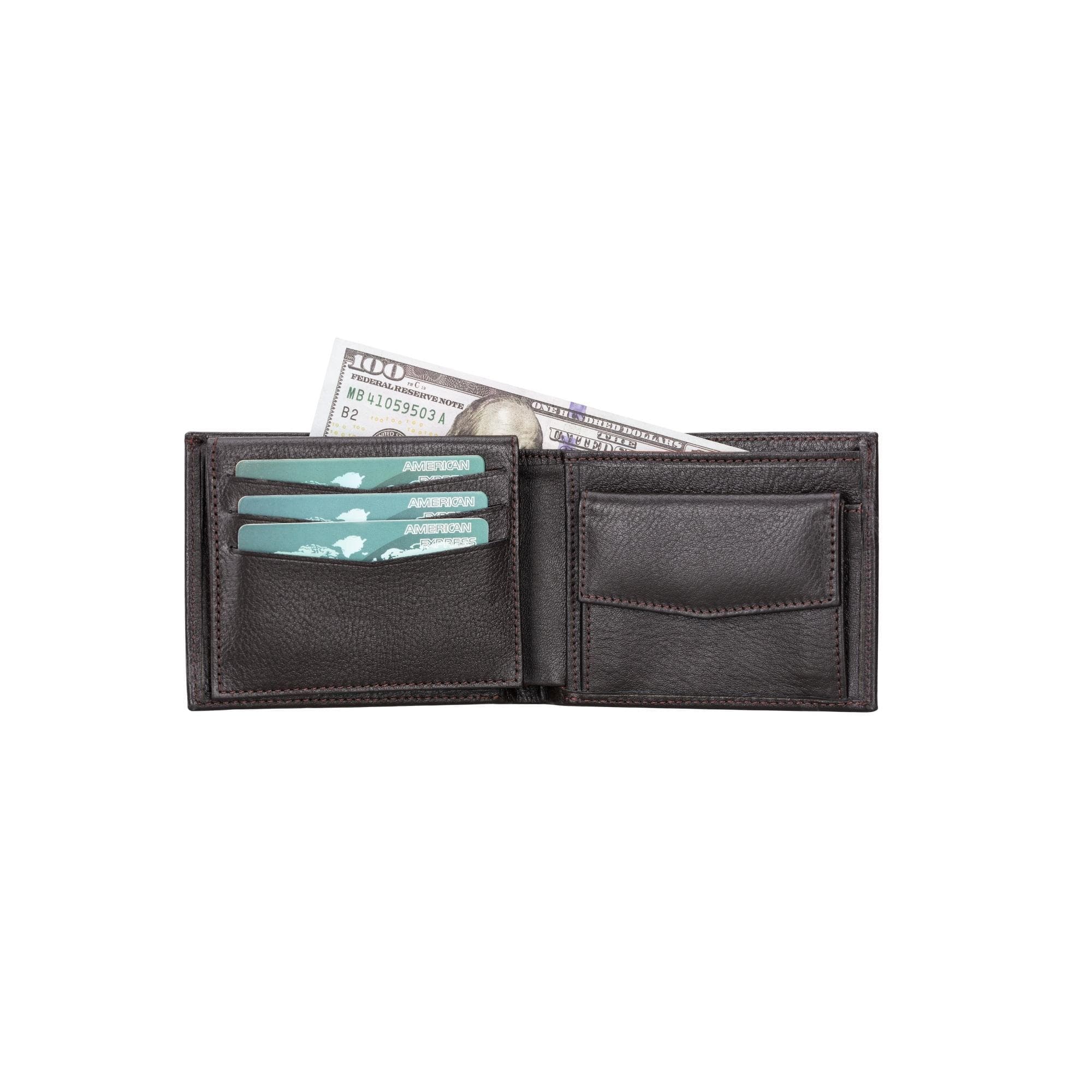 Bayelon Passat Genuine Leather Wallet Sandy Mocca
