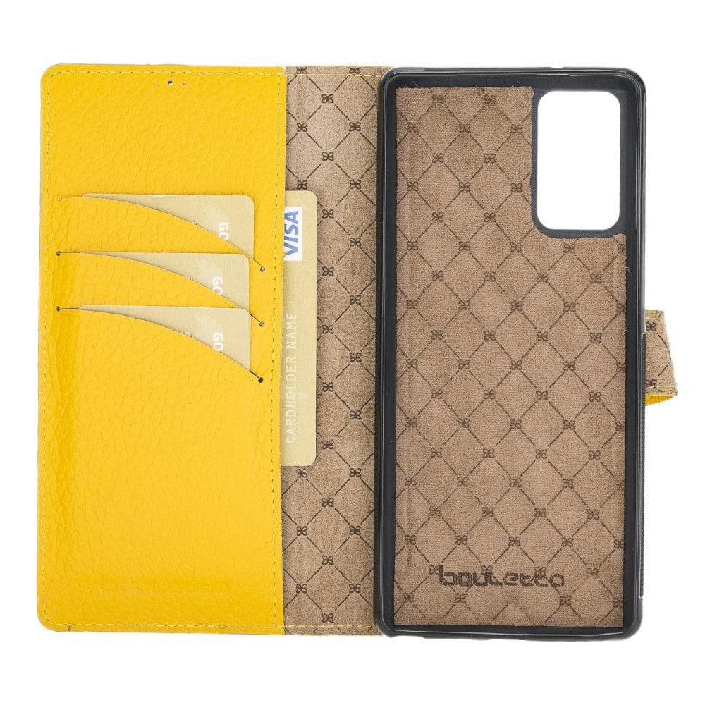 Bayelon Luxury Leather Wallet Case for Samsung Galaxy Note 20