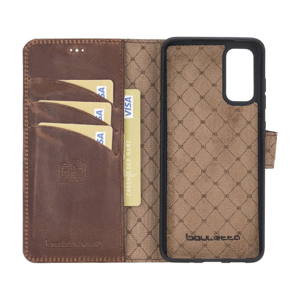 Bayelon Magic Detachable Leather Wallet Case for Samsung Galaxy S20