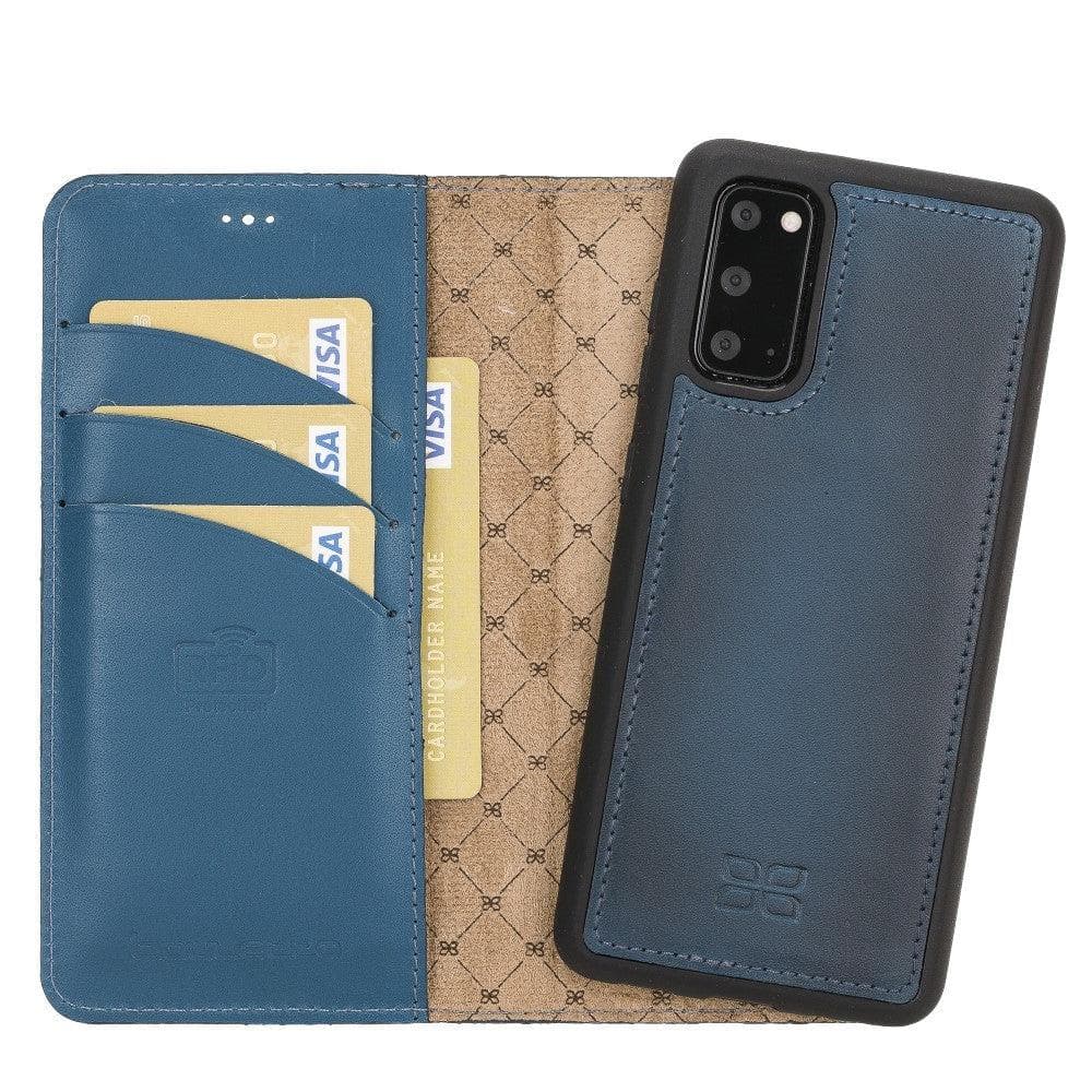 Bayelon Magic Detachable Leather Wallet Case for Samsung Galaxy S20 Galaxy S20 Blue