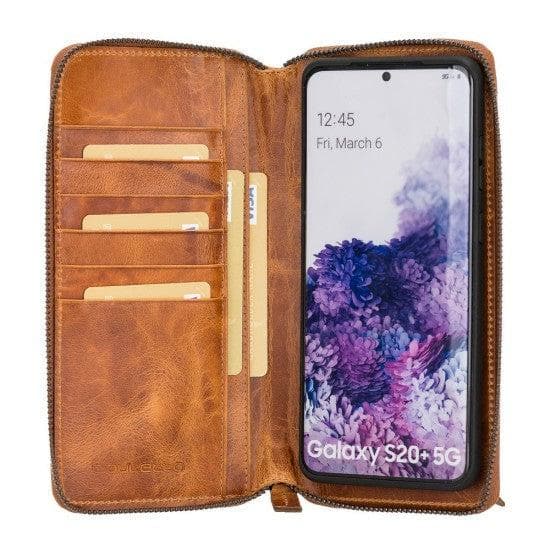 Bayelon Pouch Magic Wallet Case for Samsung Galaxy S20 Series - Detachable Leather