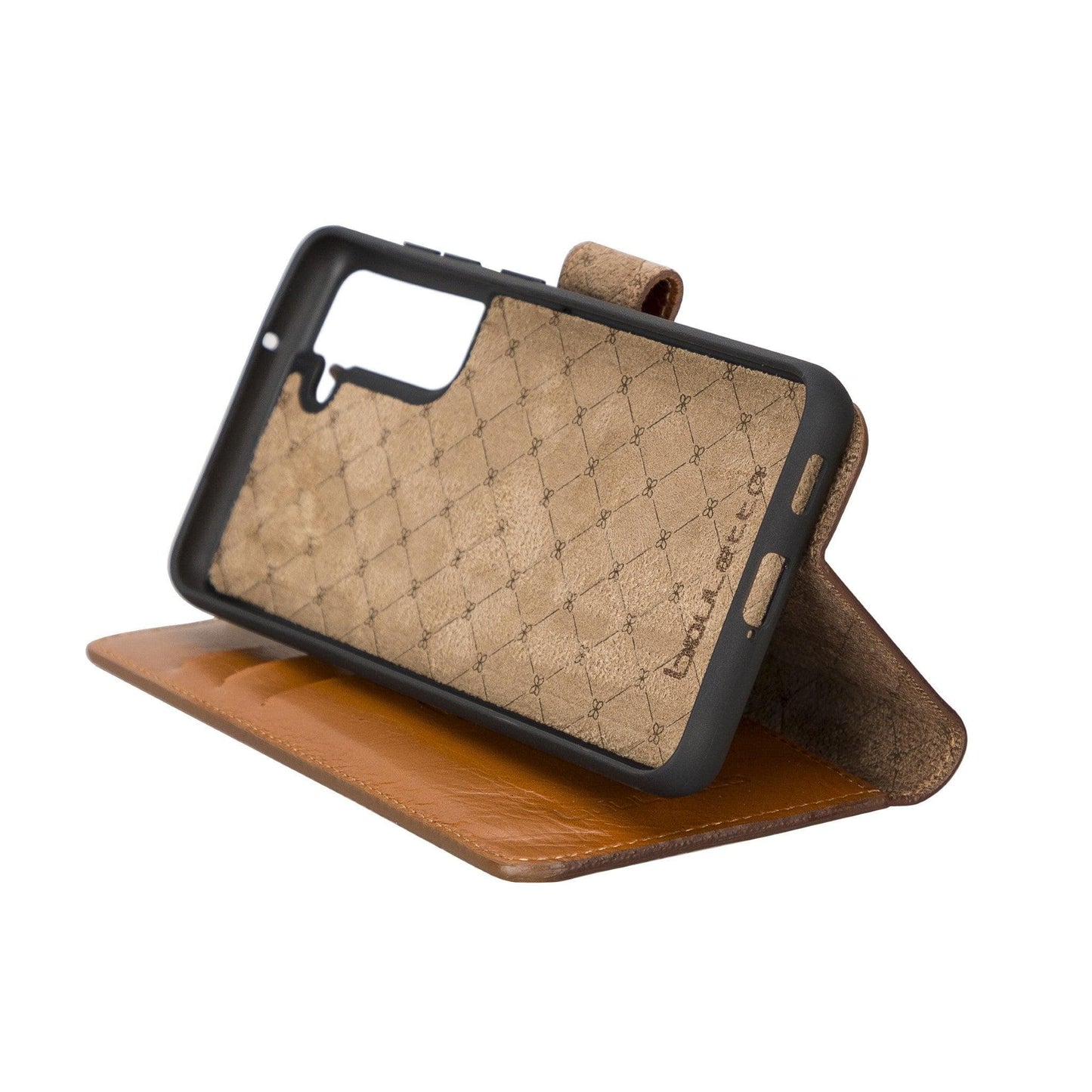 Bayelon Magic Samsung Galaxy S21 FE Detachable Leather Wallet Case
