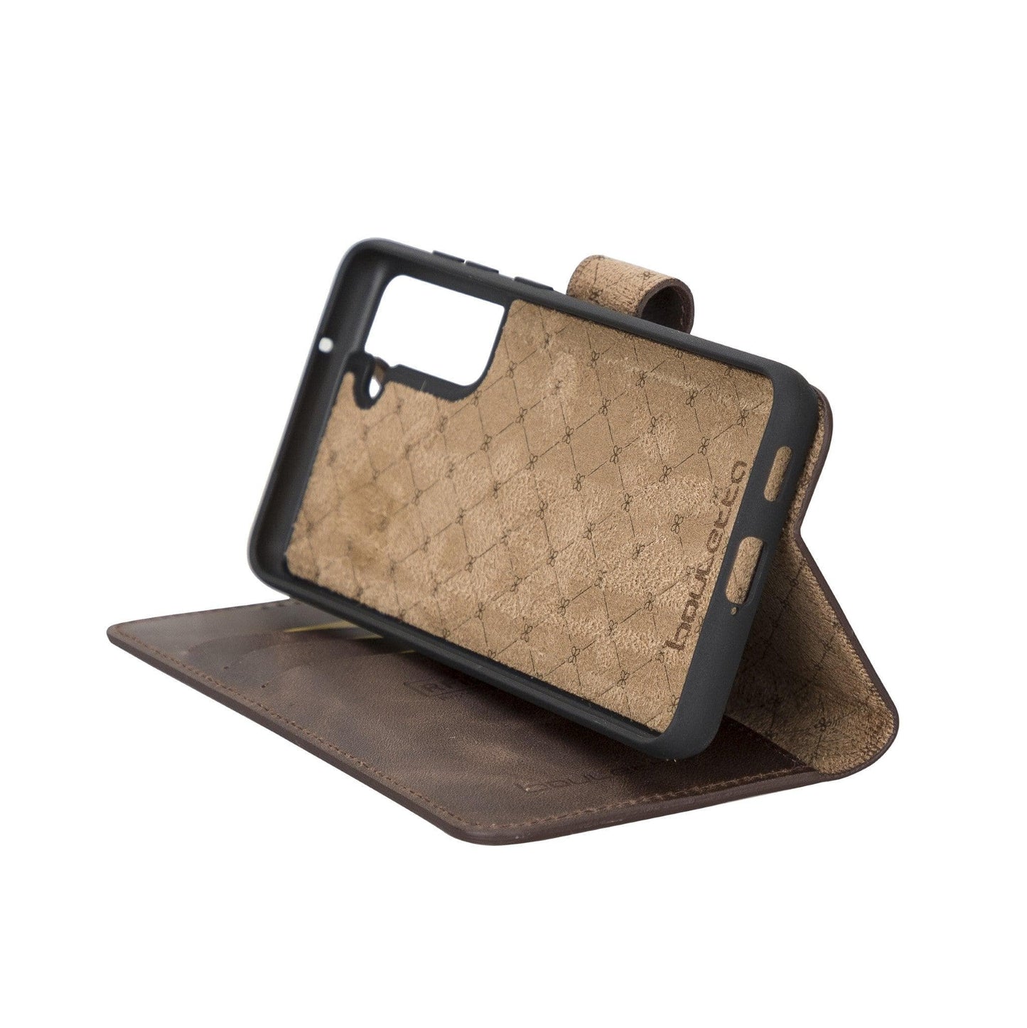 Bayelon Magic Samsung Galaxy S21 FE Detachable Leather Wallet Case