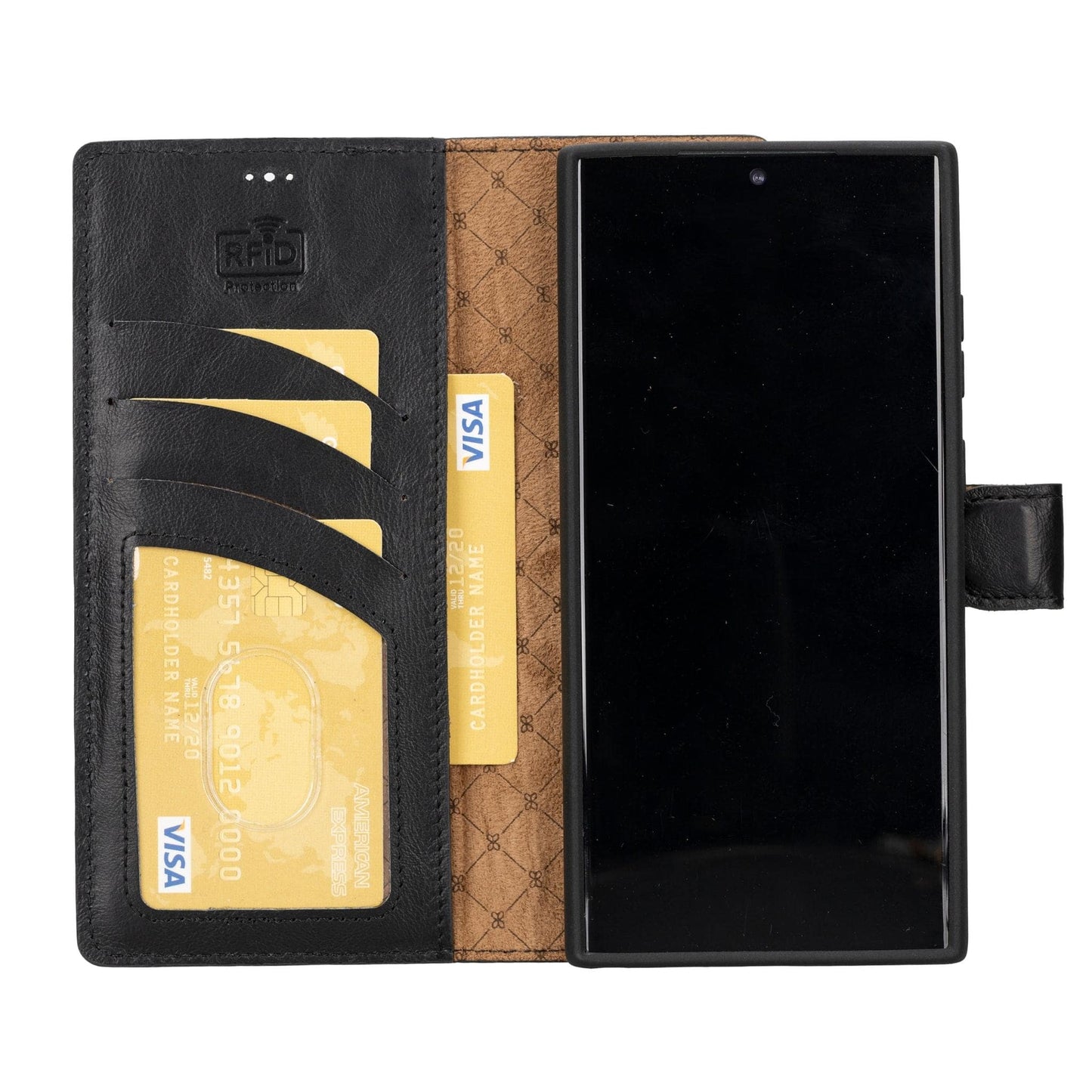 Bayelon Magic Samsung Galaxy S23 Detachable Leather Wallet Case