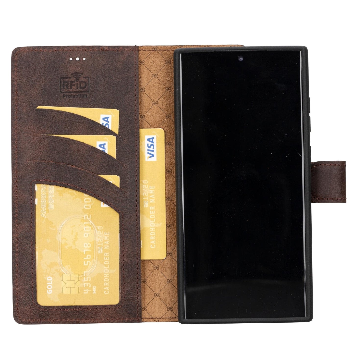 Bayelon Magic Samsung Galaxy S23 Detachable Leather Wallet Case