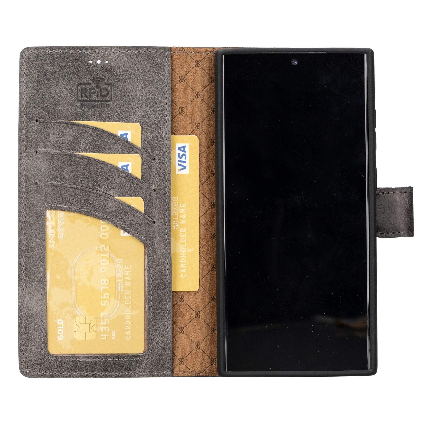 Bayelon Magic Samsung Galaxy S23 Detachable Leather Wallet Case