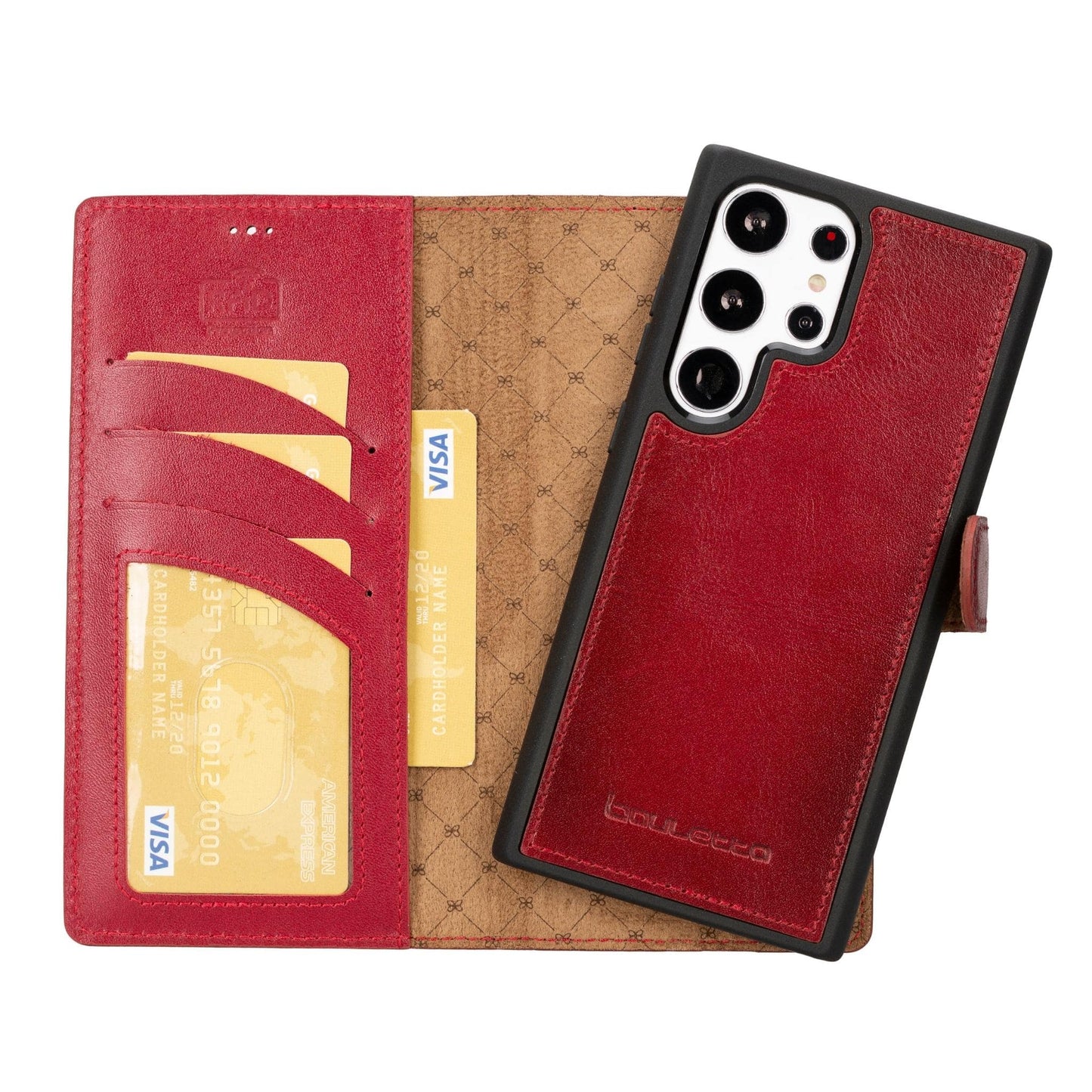 Bayelon Magic Samsung Galaxy S23 Detachable Leather Wallet Case