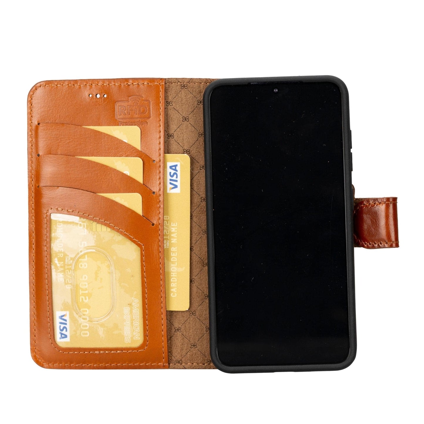 Bayelon Magic Samsung Galaxy S23 Detachable Leather Wallet Case