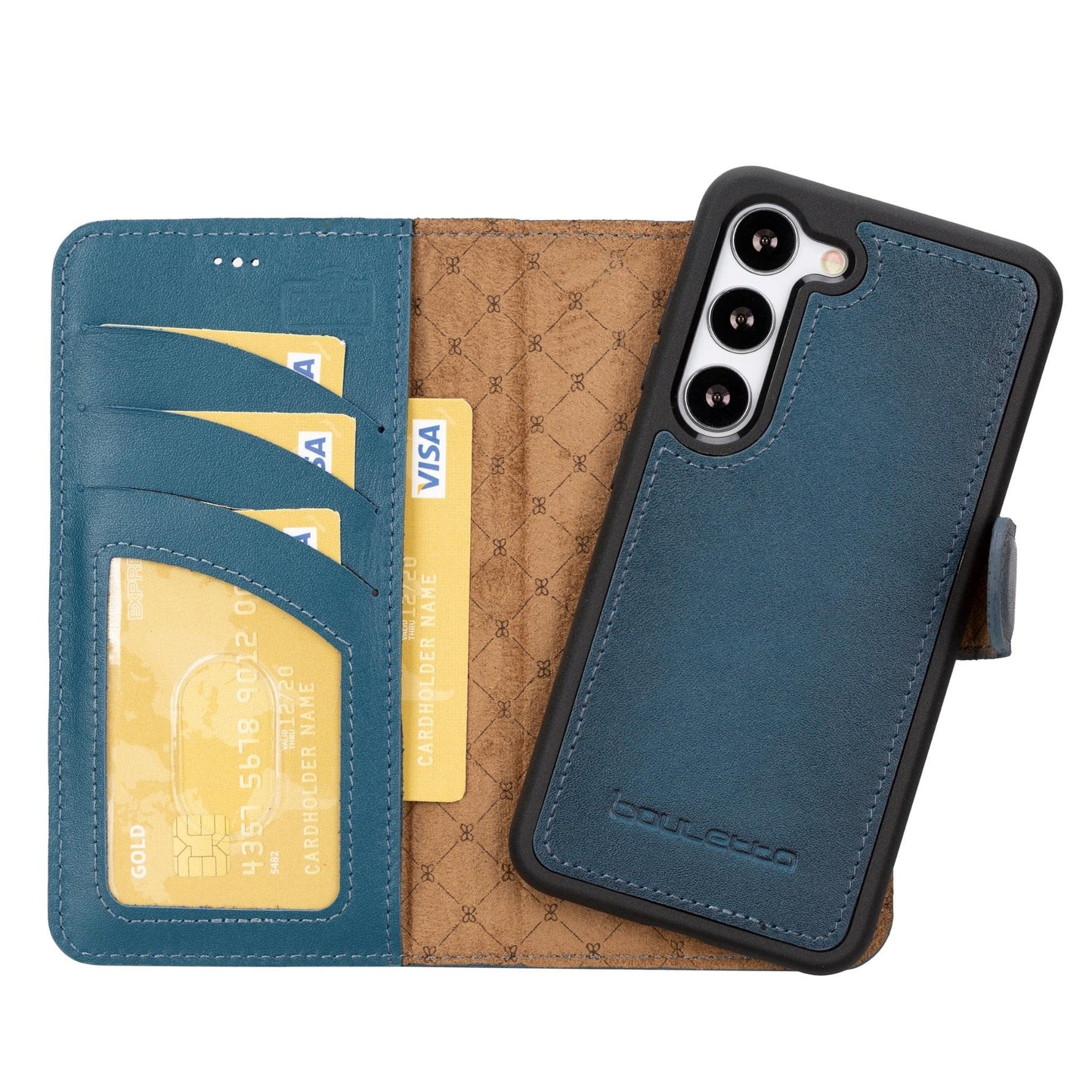 Bayelon Magic Samsung Galaxy S23 Detachable Leather Wallet Case
