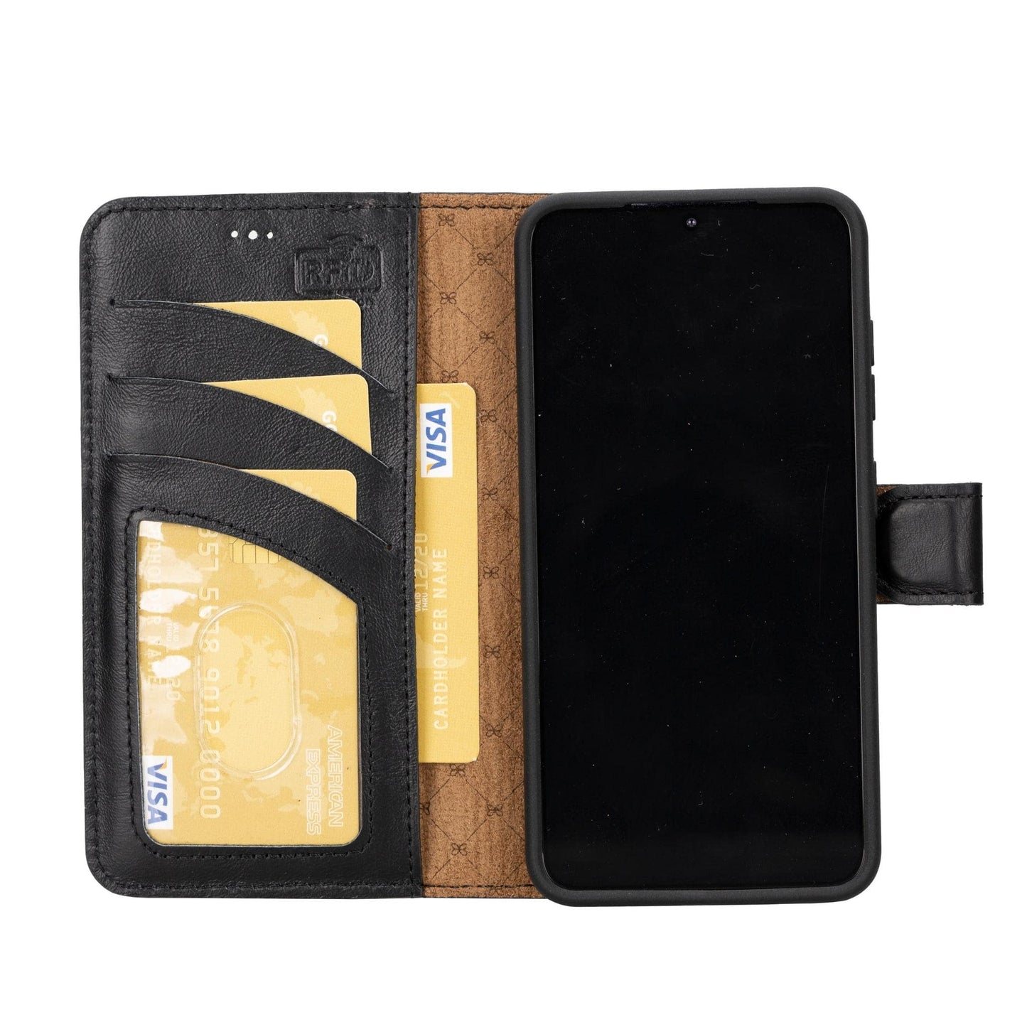Bayelon Magic Samsung Galaxy S23 Detachable Leather Wallet Case