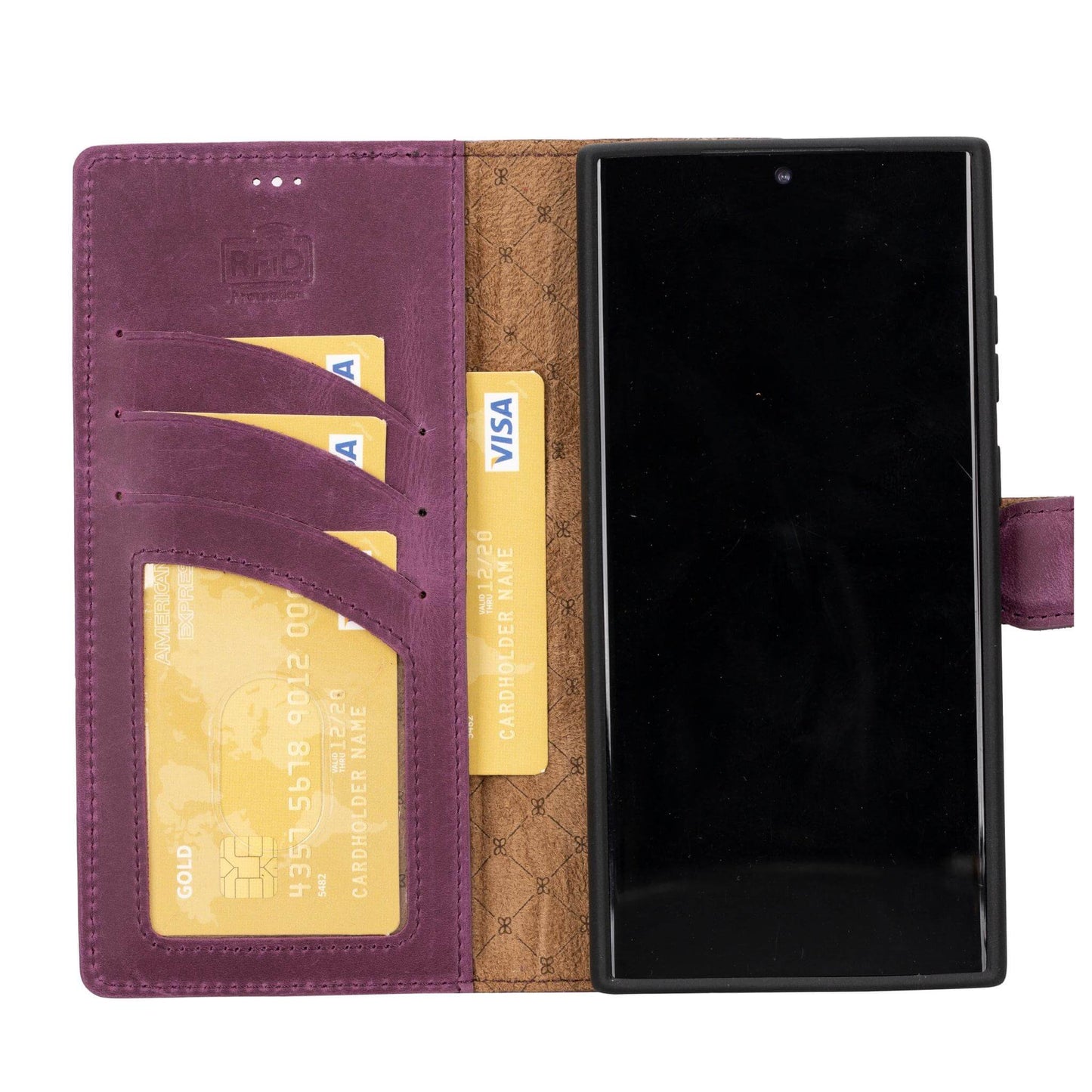 Bayelon Magic Samsung Galaxy S23 Detachable Leather Wallet Case