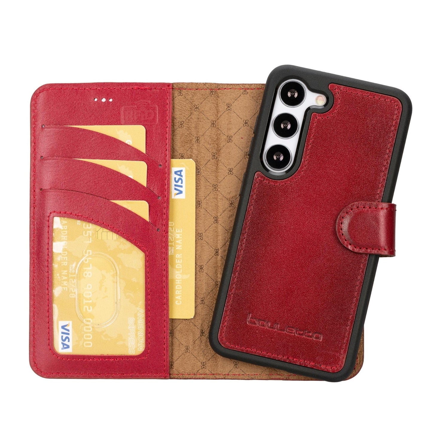 Bayelon Magic Samsung Galaxy S23 Detachable Leather Wallet Case