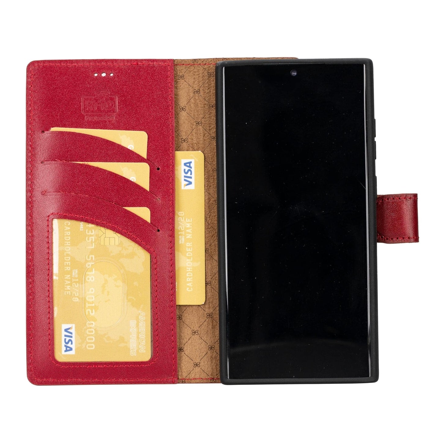 Bayelon Magic Samsung Galaxy S23 Detachable Leather Wallet Case