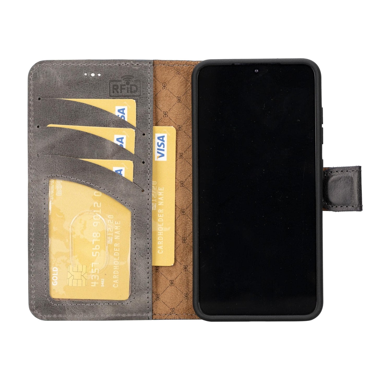 Bayelon Magic Samsung Galaxy S23 Detachable Leather Wallet Case