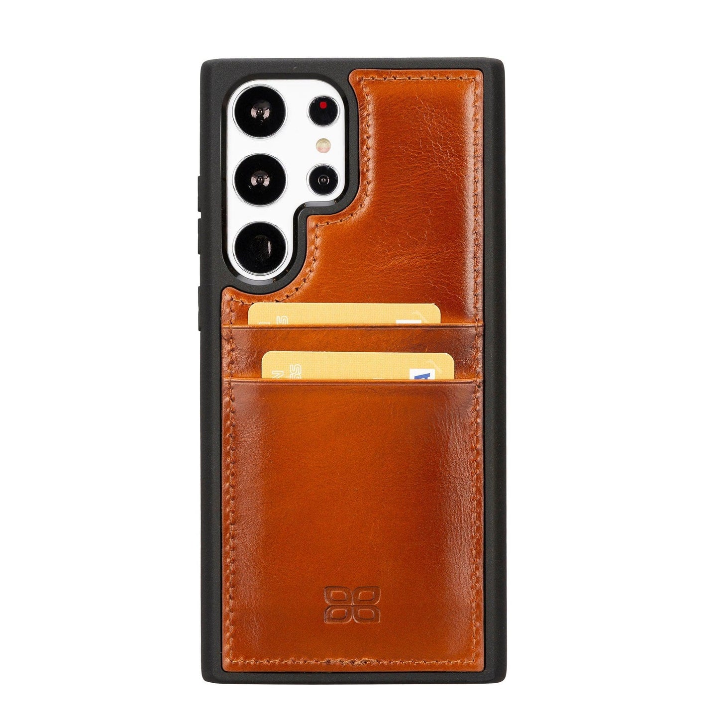 Bayelon Flex Cover Leather Case for Samsung Galaxy S24 Ultra with Card Holder