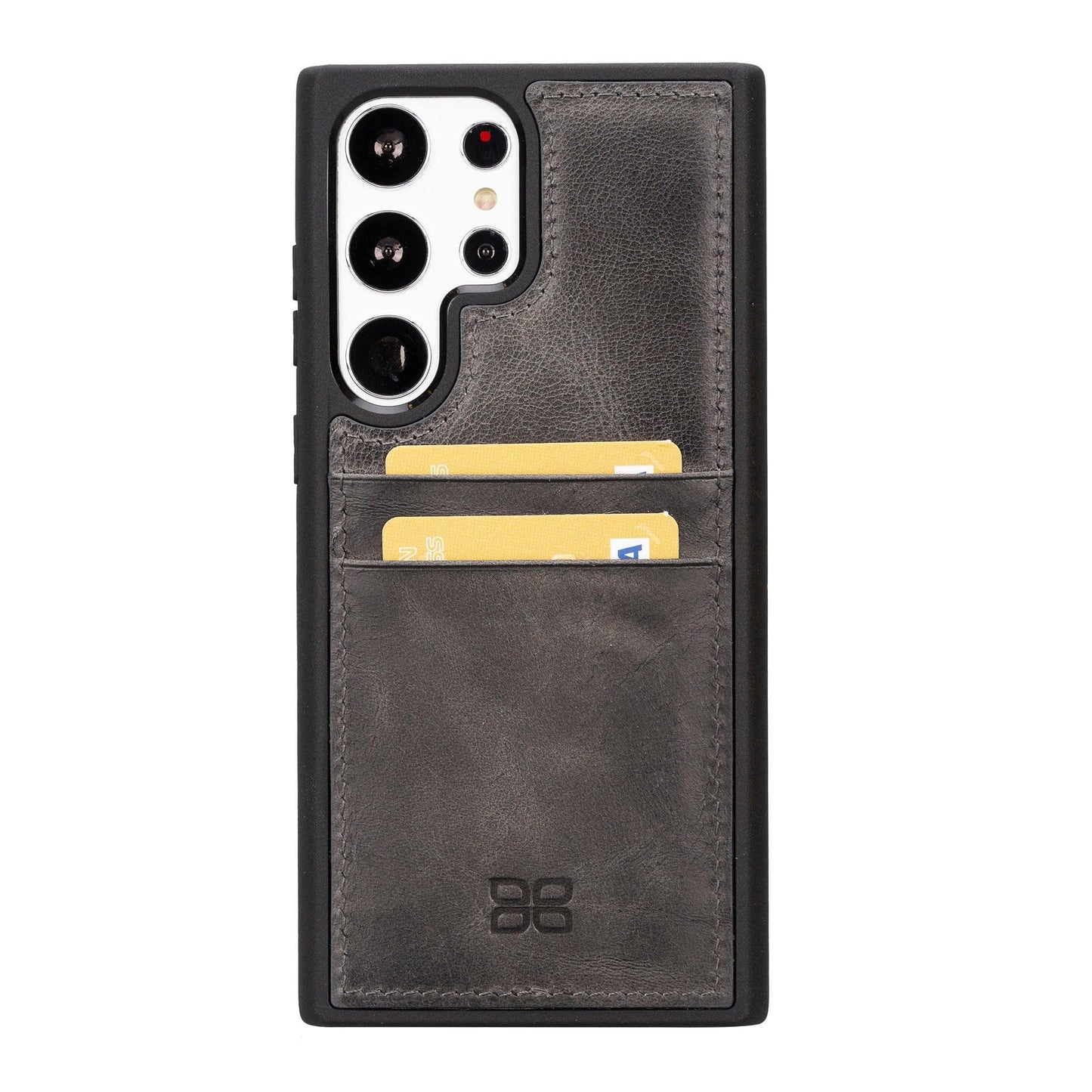 Bayelon Flex Cover Leather Case for Samsung Galaxy S24 Ultra with Card Holder