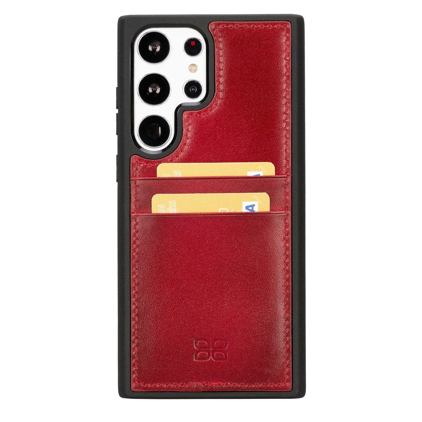 Bayelon Flex Cover Leather Case for Samsung Galaxy S24 Ultra with Card Holder