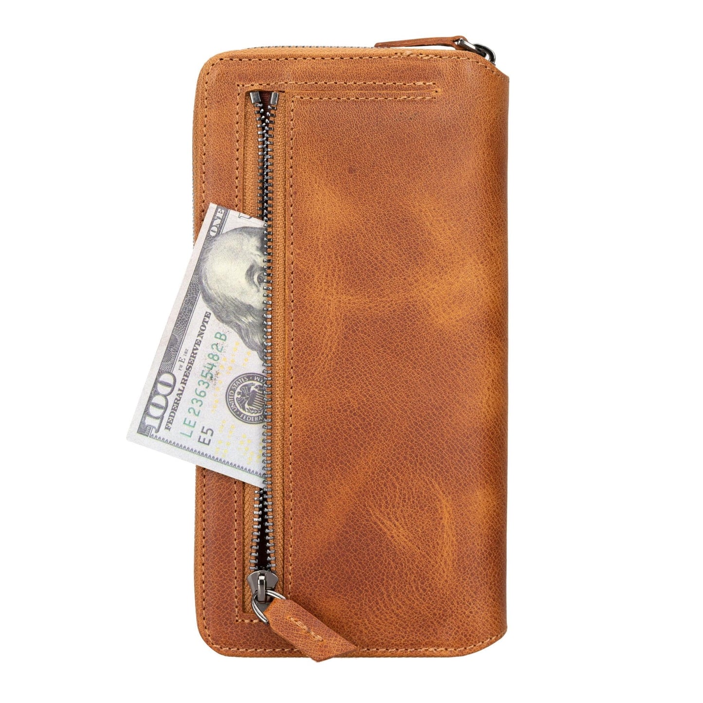 Bayelon Pouch Magic Wallet Case for Samsung Galaxy S24 Ultra - Leather