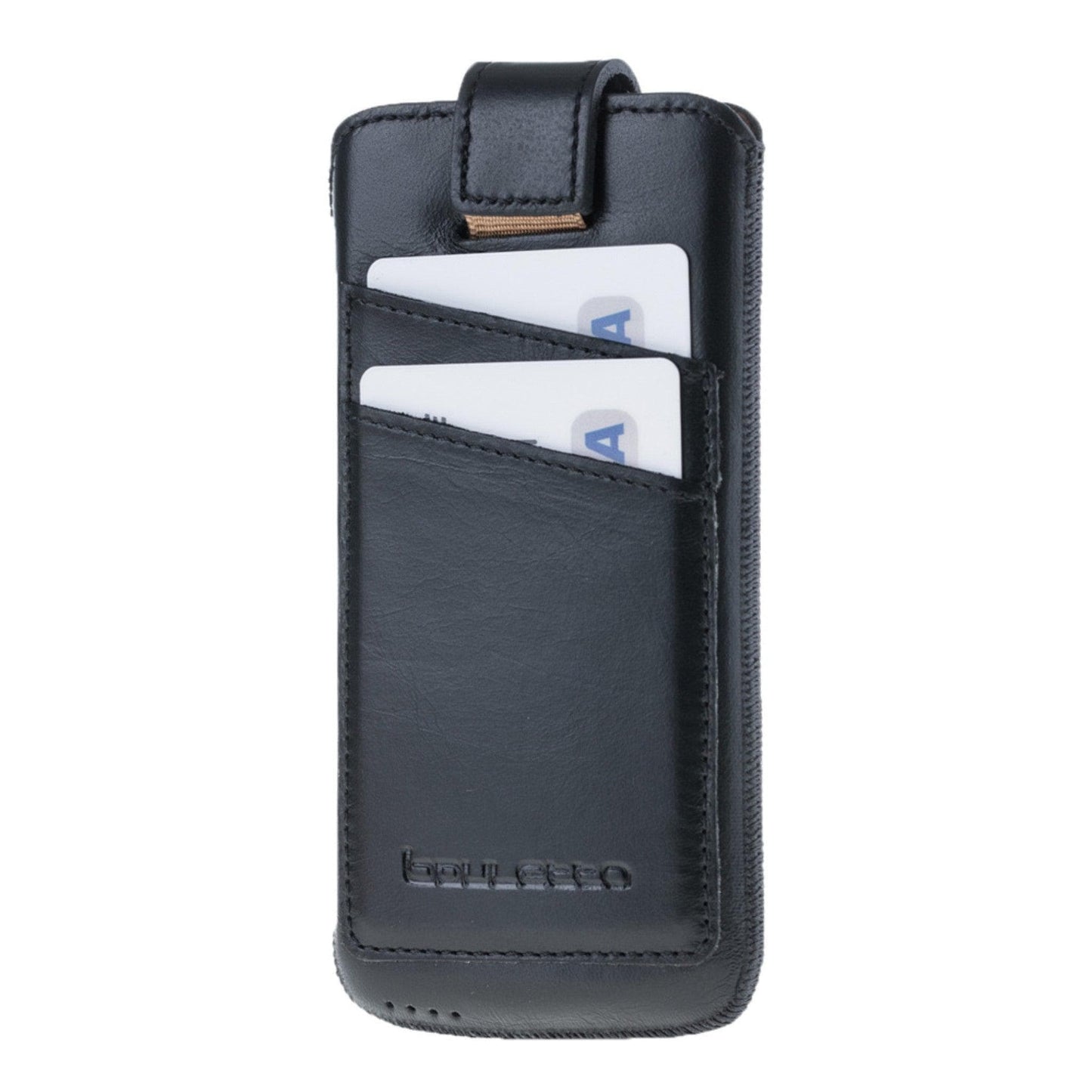 Bayelon Premium Leather Multicase for Samsung Galaxy S24, S23, S22, S21, S20, S10, Note 20, Note 10 Black
