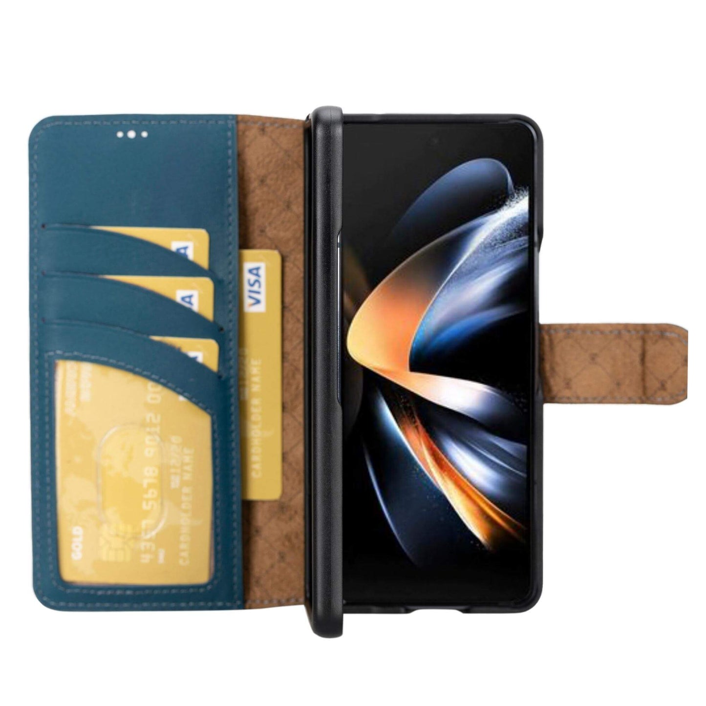 Bouletta Leather Wallet Case for Samsung Galaxy Z Fold 4 - Non-Detachable