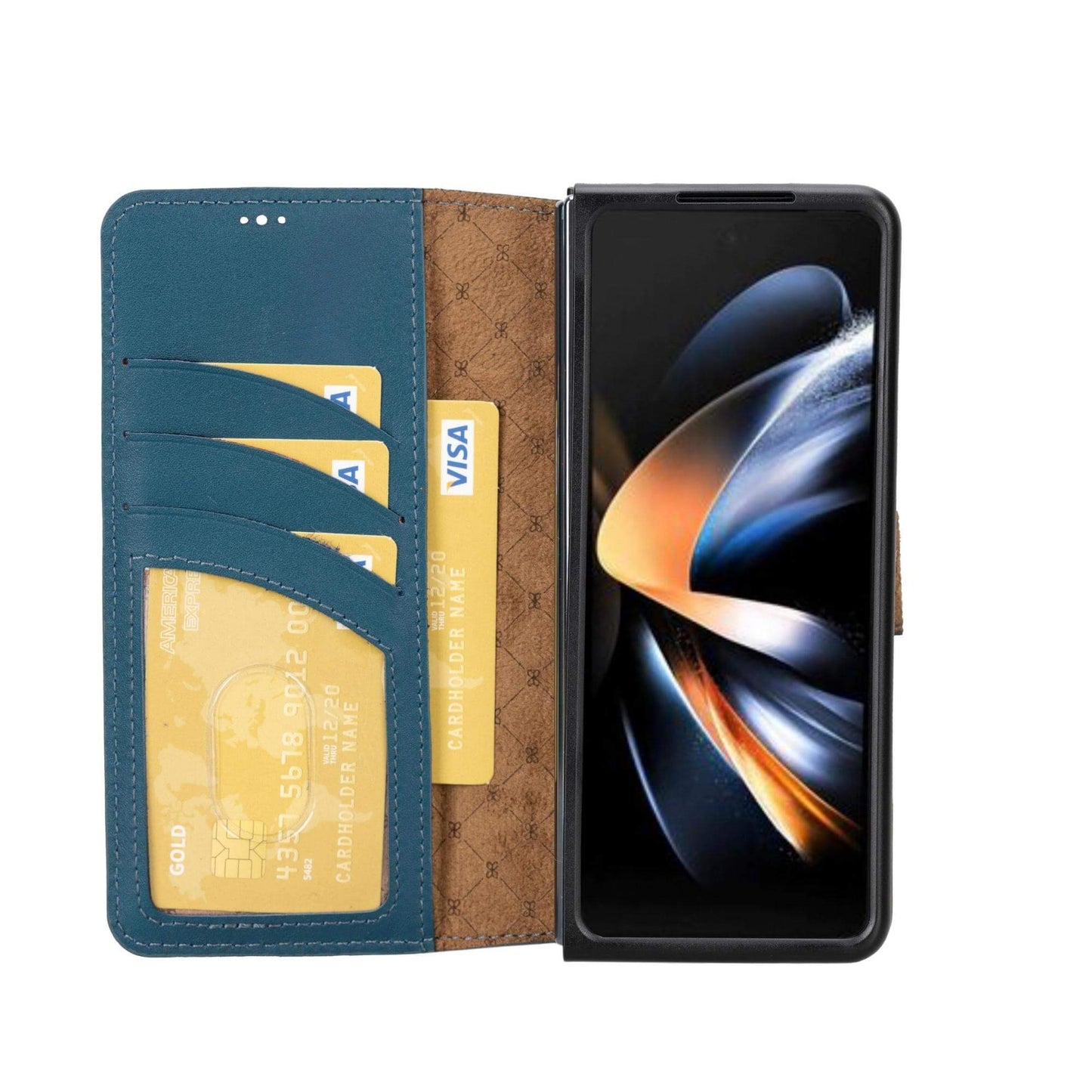 Bouletta Leather Wallet Case for Samsung Galaxy Z Fold 4 - Non-Detachable