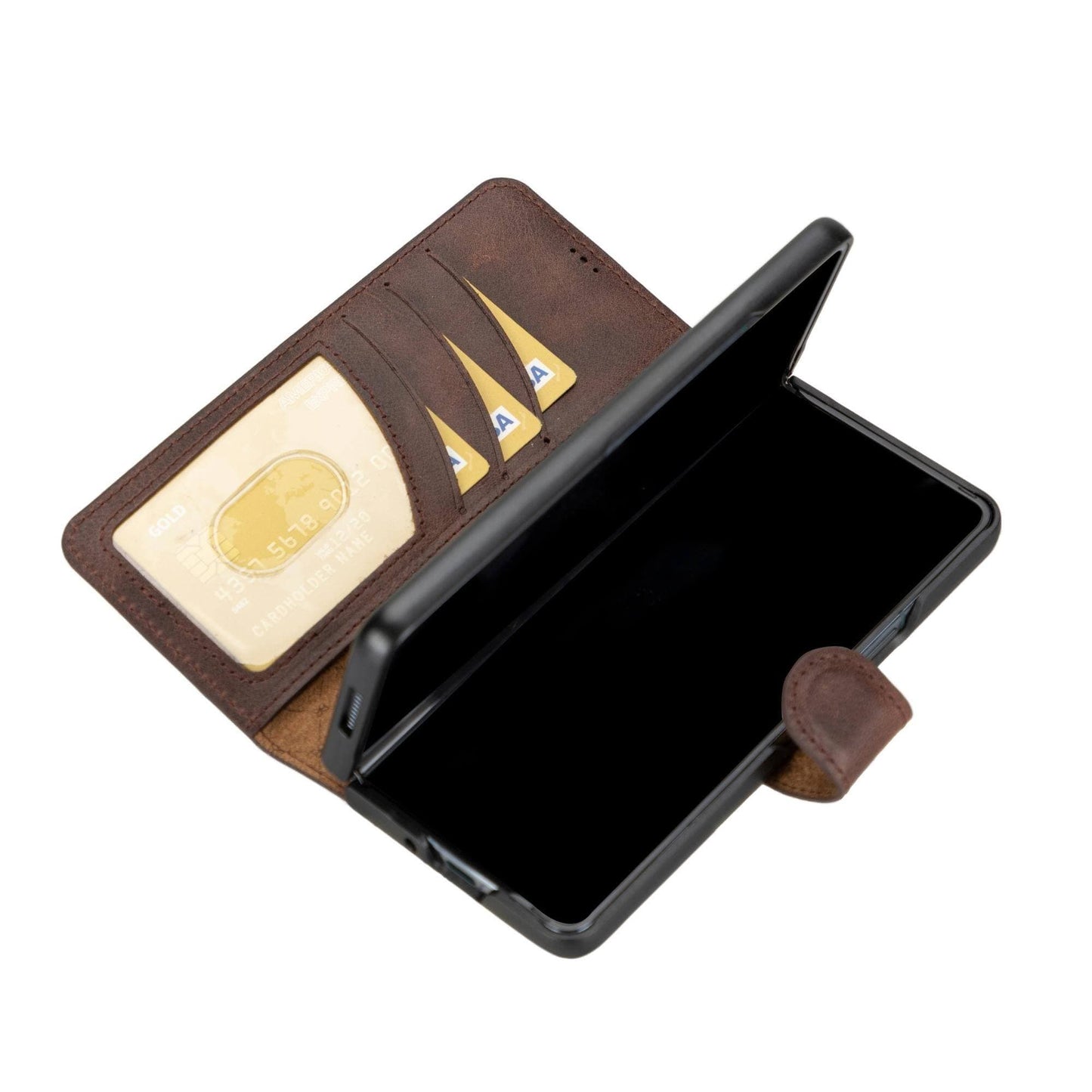 Bouletta Leather Wallet Case for Samsung Galaxy Z Fold 4 - Non-Detachable
