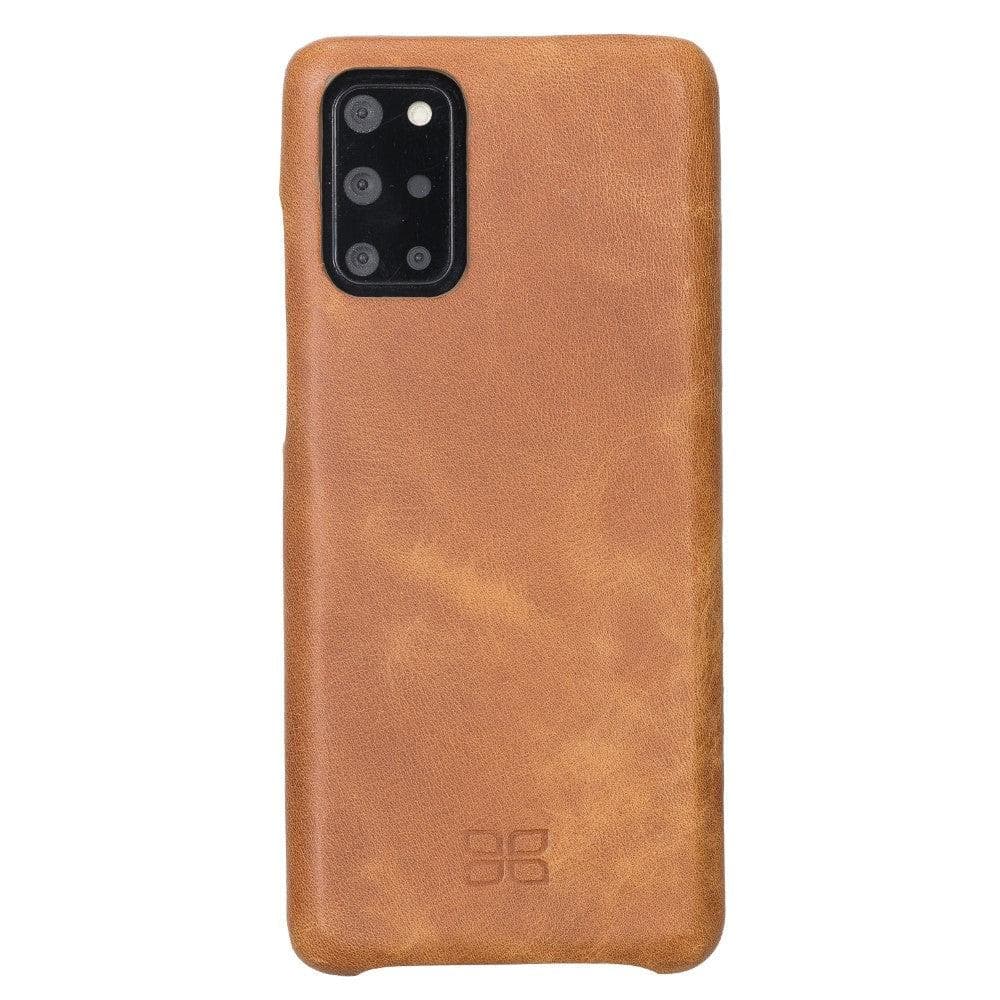 Bayelon F360 Luxury Leather Case for Samsung Galaxy S20 Ultra Golden Tan