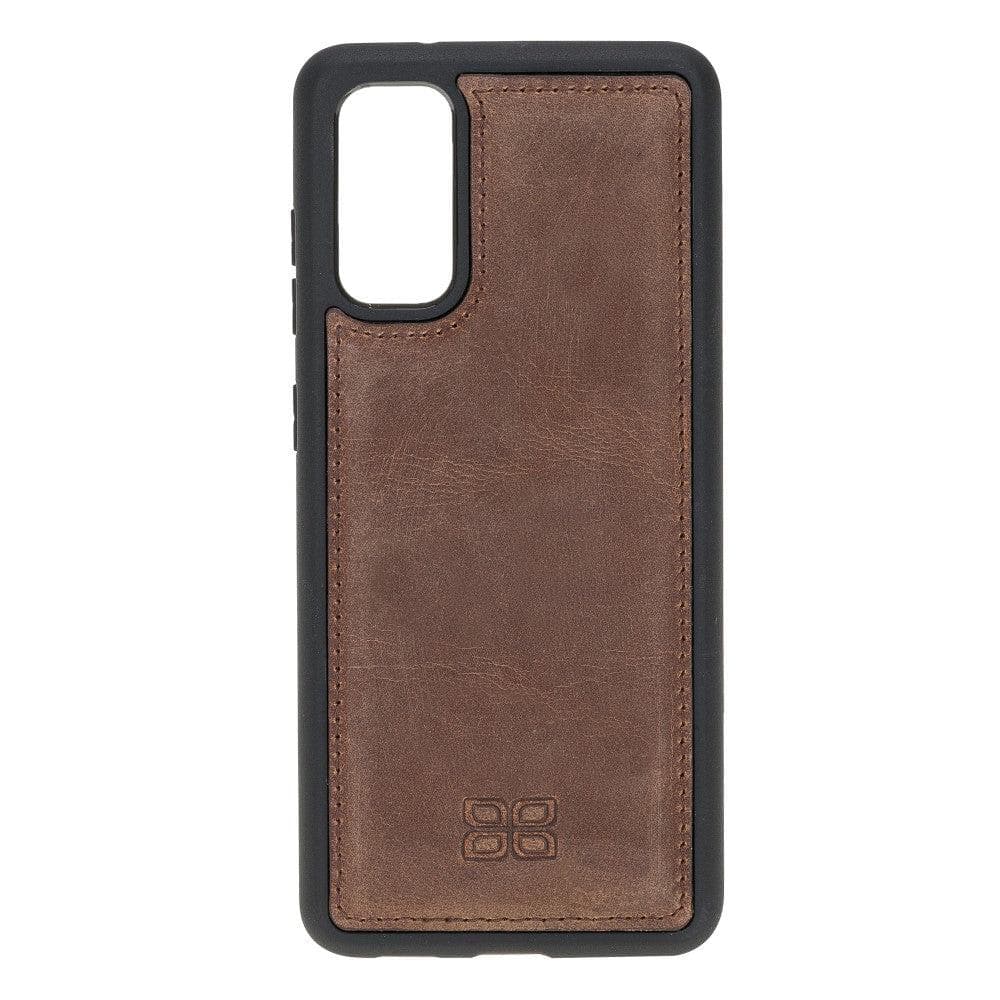 Bayelon Flex Cover Genuine Leather Case for Samsung Galaxy S20 Ultra Saddle Brown