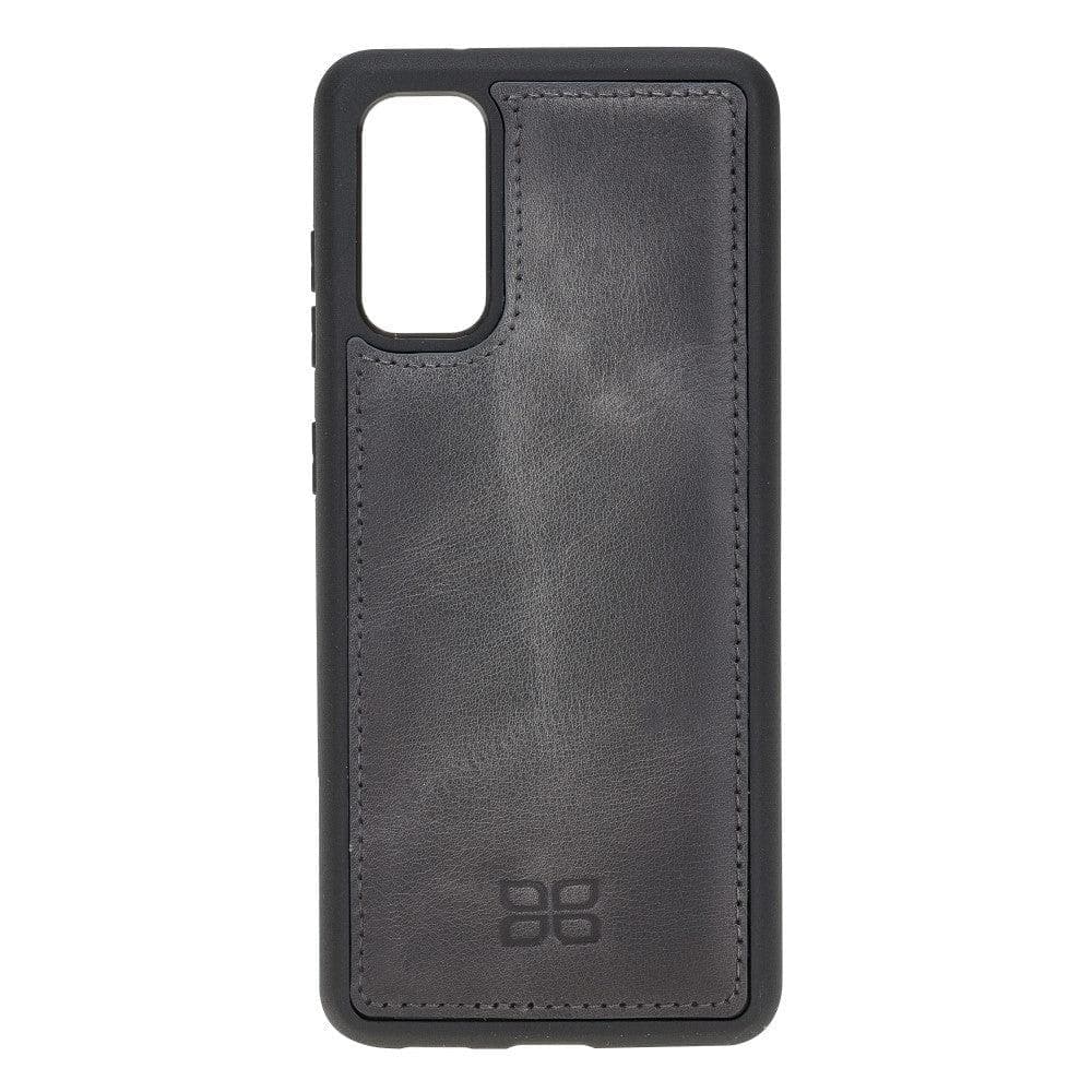 Bayelon Flex Cover Genuine Leather Case for Samsung Galaxy S20 Ultra Gray