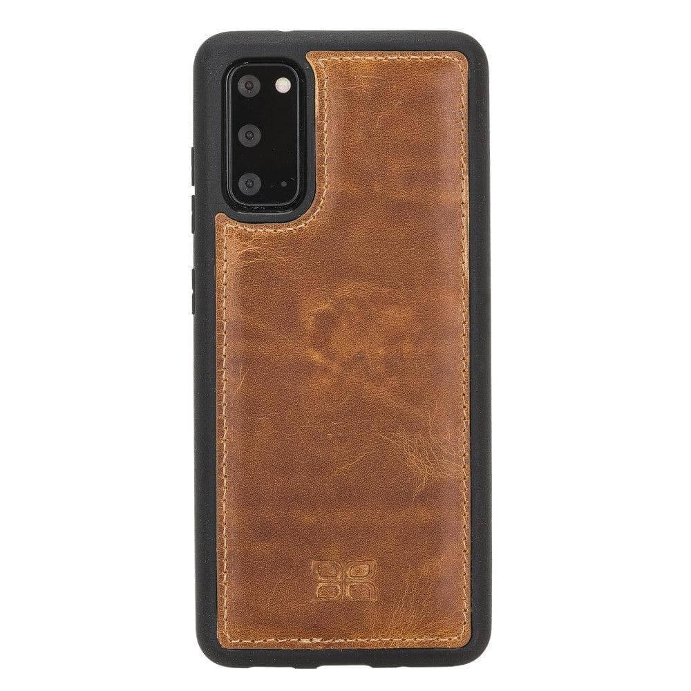 Bayelon Flex Cover Genuine Leather Case for Samsung Galaxy S20 Ultra Sandy Tan