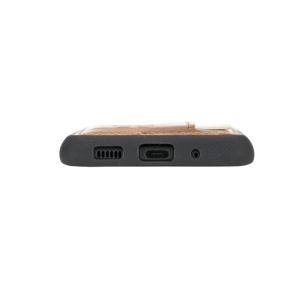 Bayelon Genuine Leather Flex Cover Case for Samsung Galaxy S20 Ultra