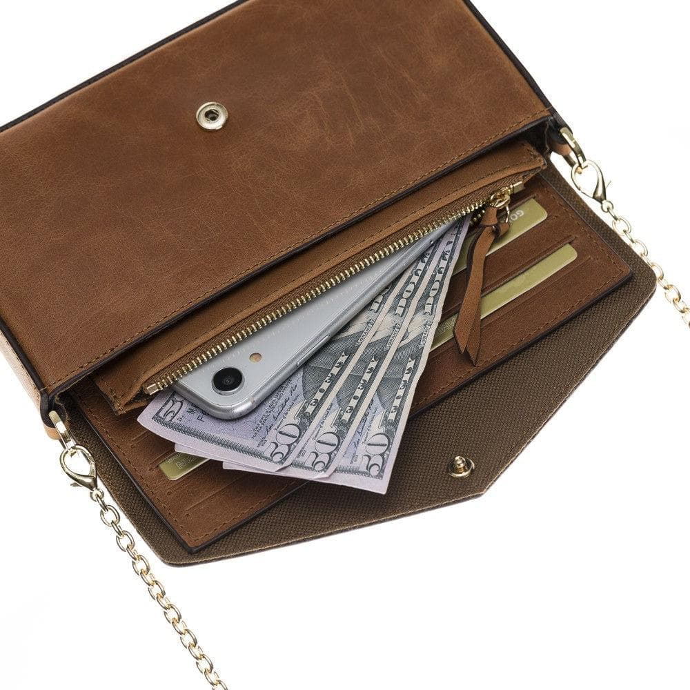 Bayelon Tria Genuine Leather Women Clutch Bag