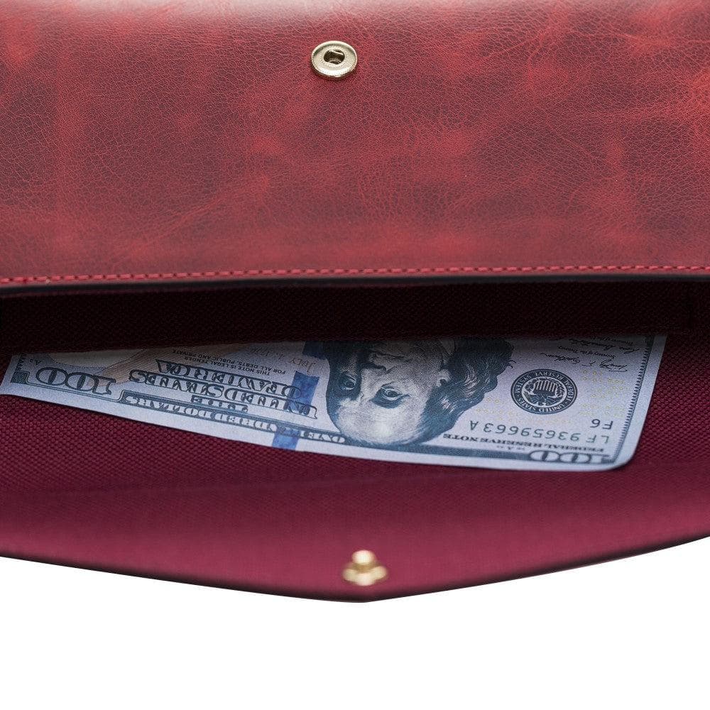 Bayelon Tria Genuine Leather Women Clutch Bag