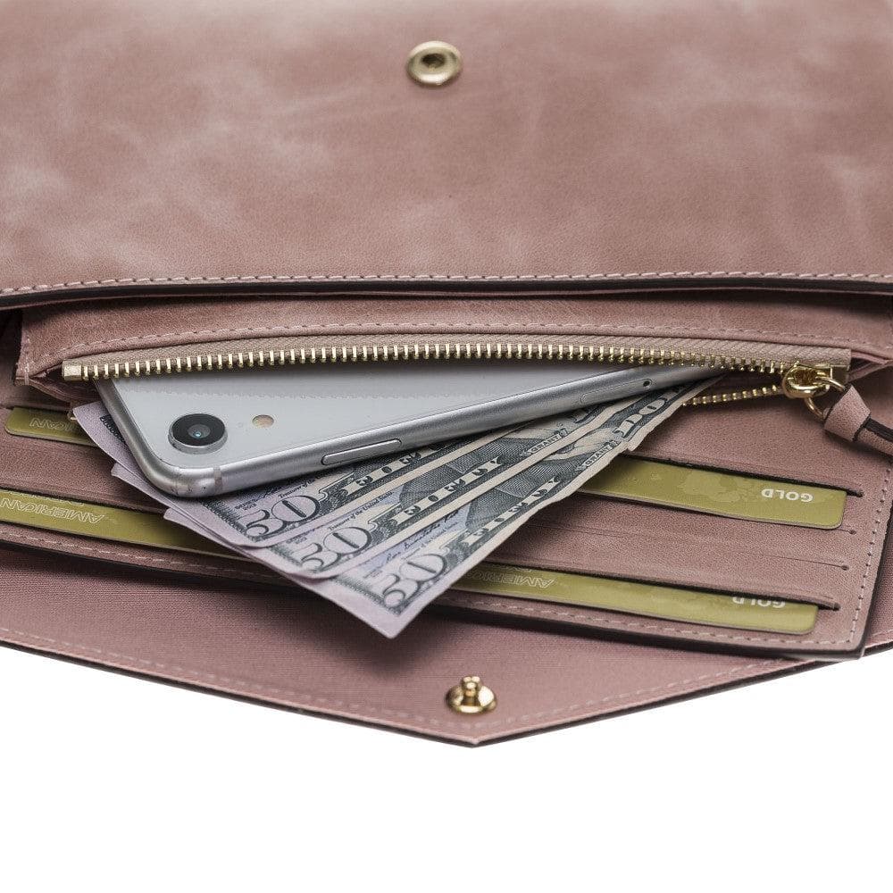 Bayelon Tria Genuine Leather Women Clutch Bag