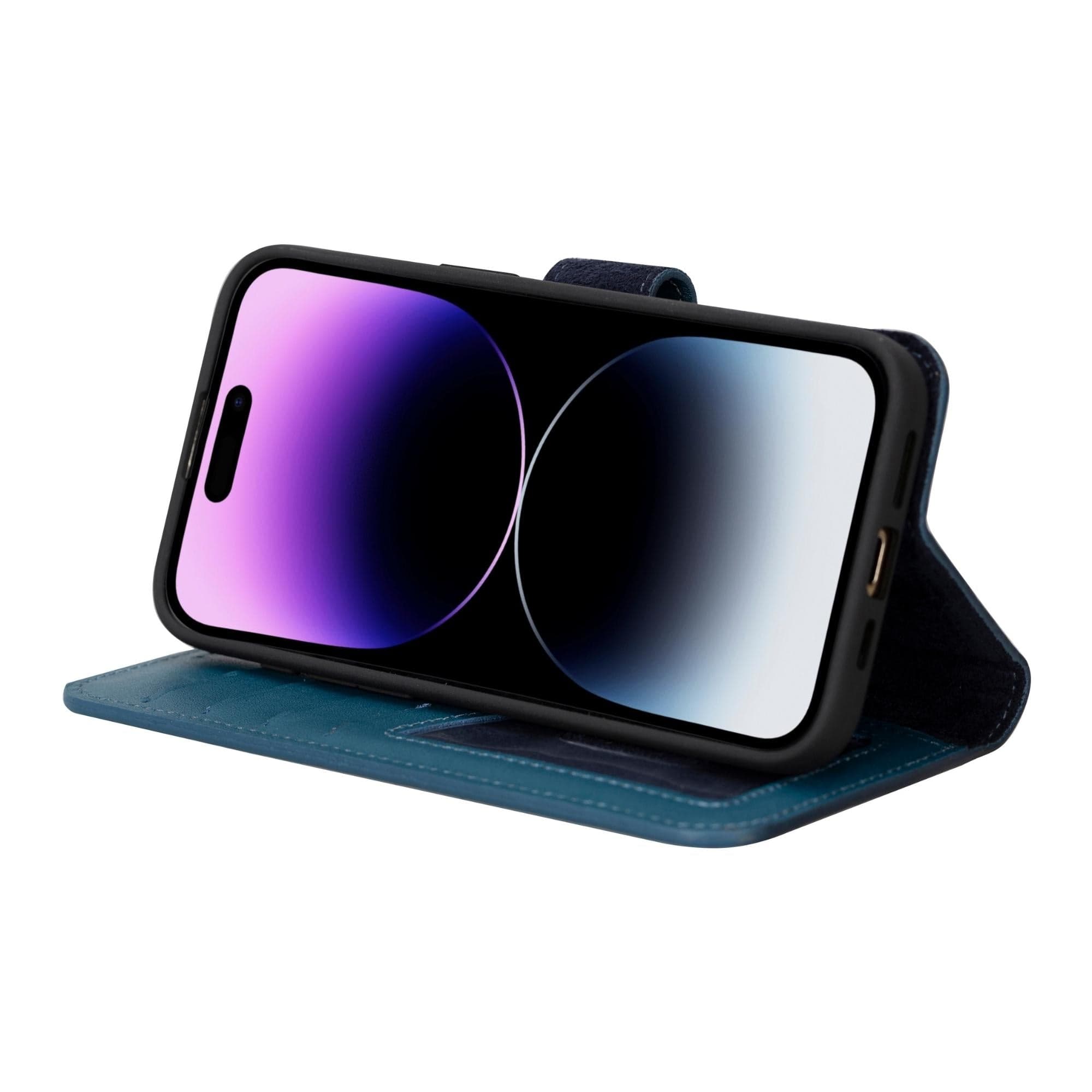 Bayelon Magic iPhone 15 Series Leather Wallet Case - MW