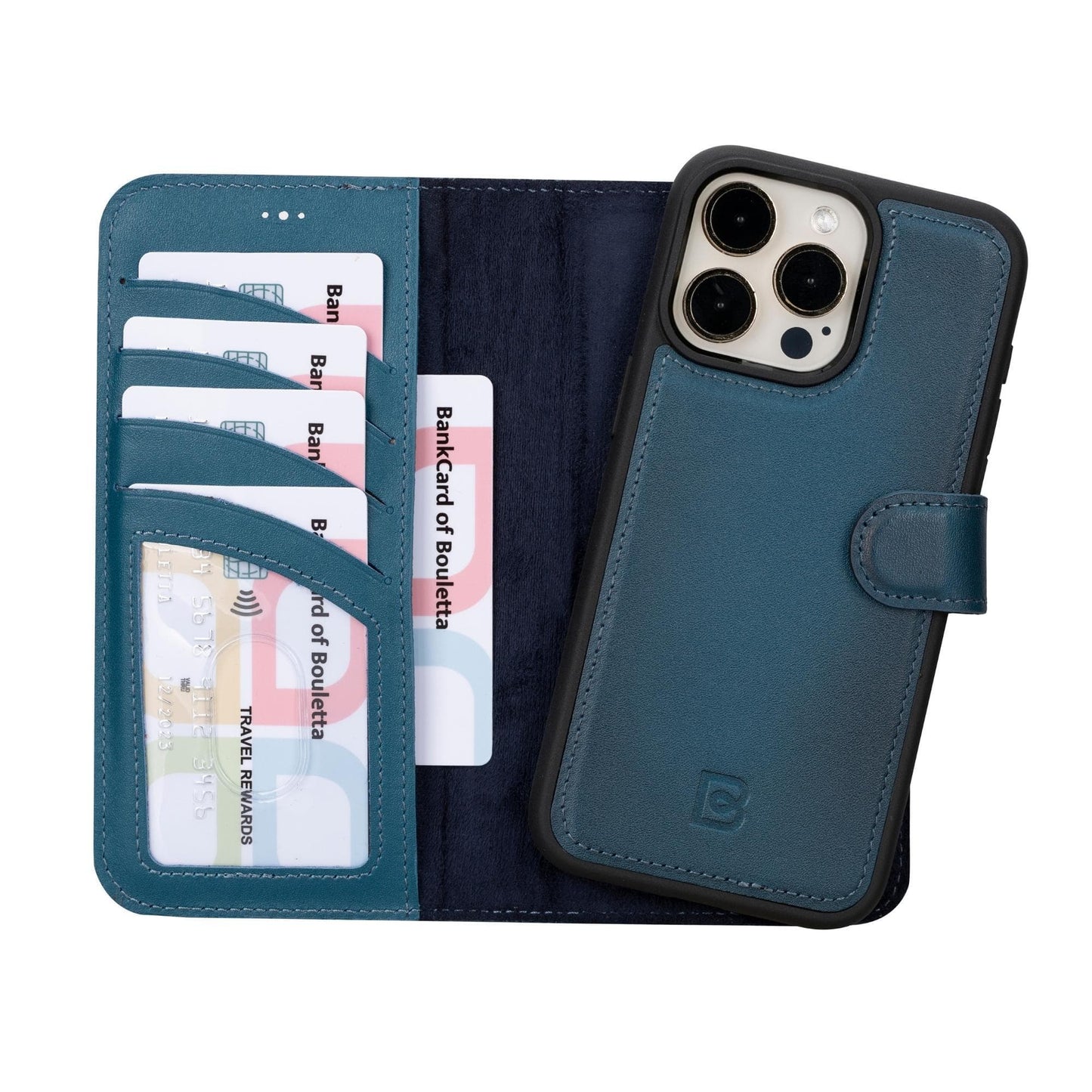 Bayelon Magic iPhone 15 Series Leather Wallet Case - MW