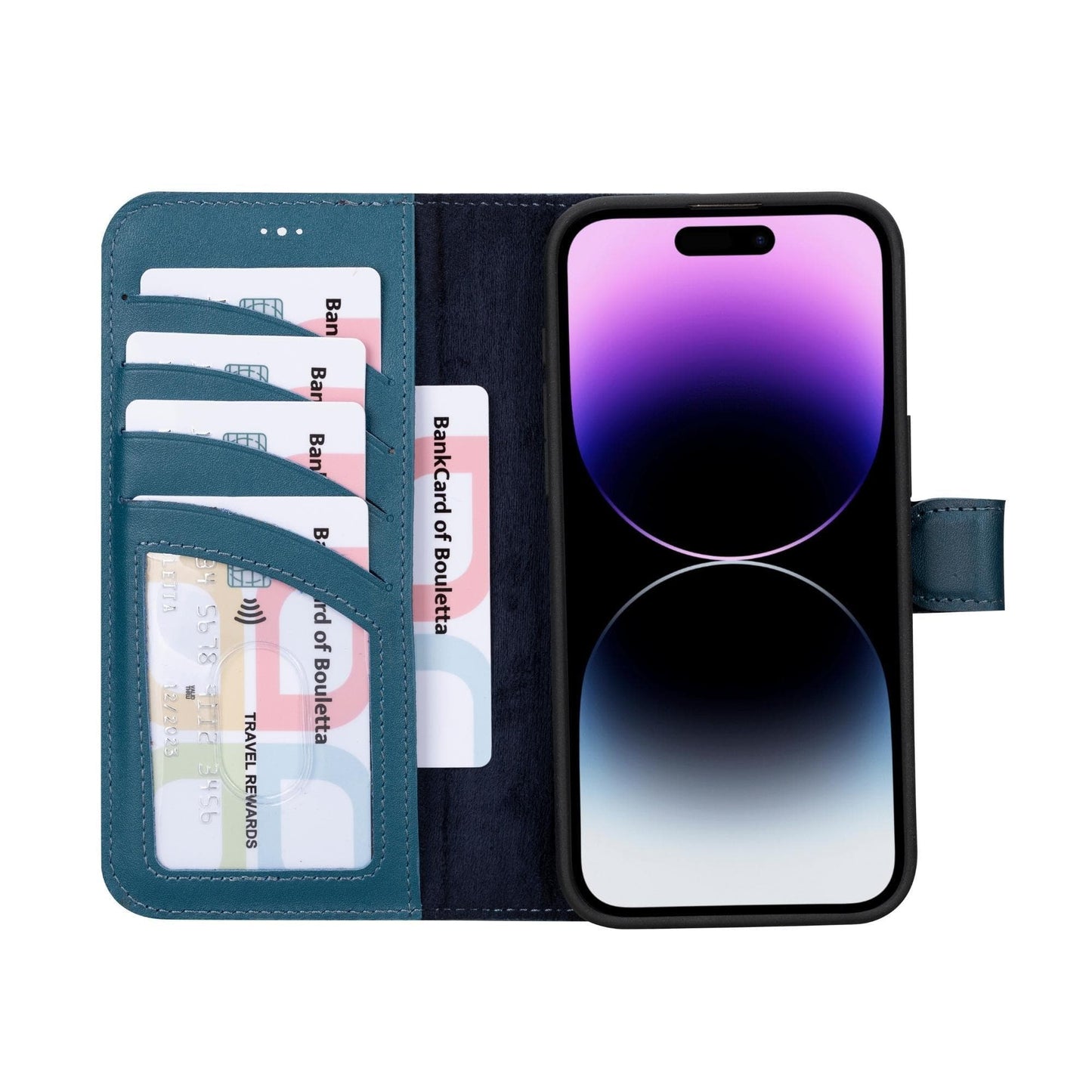 Bayelon Magic iPhone 15 Series Leather Wallet Case - MW