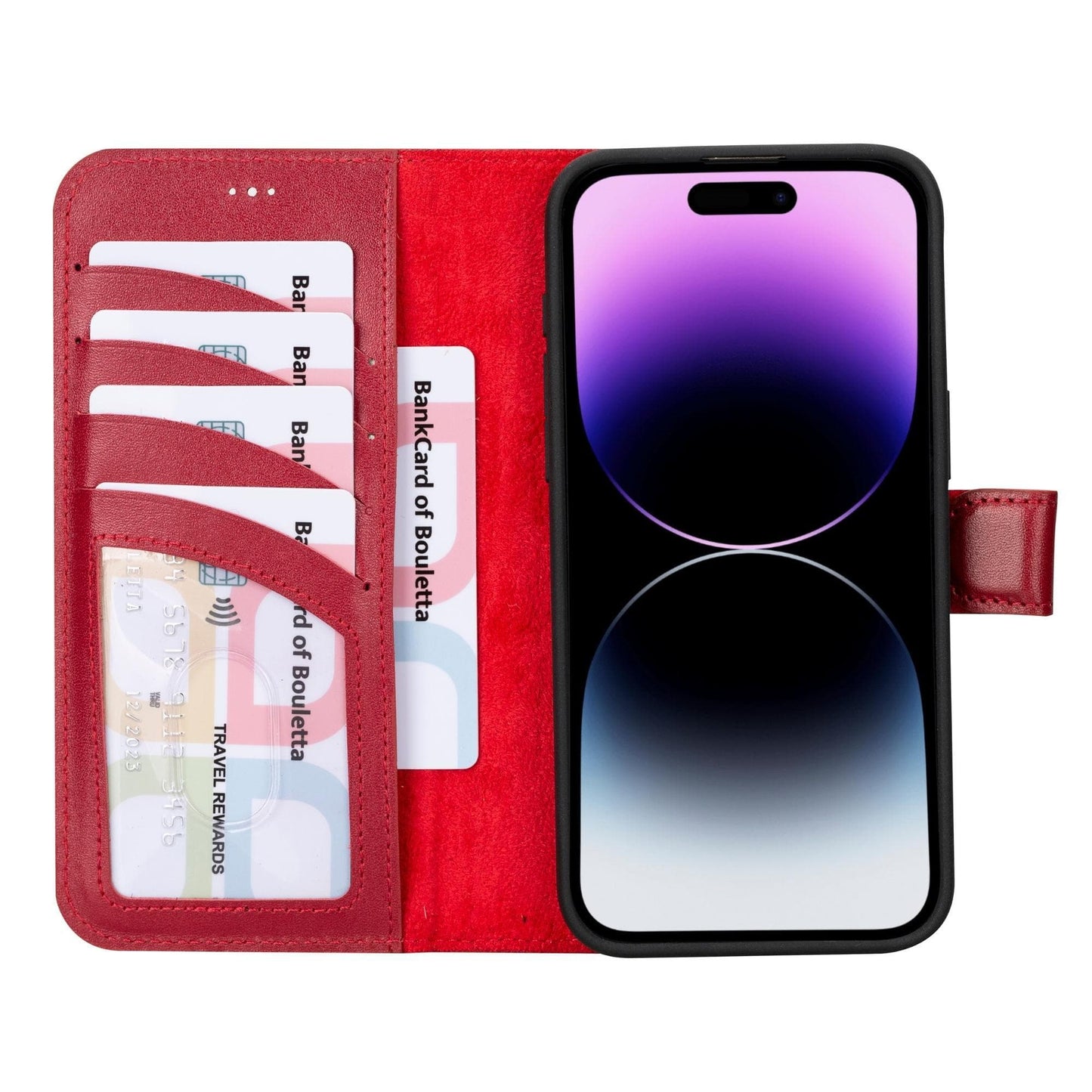 Bayelon Magic iPhone 15 Series Leather Wallet Case - MW
