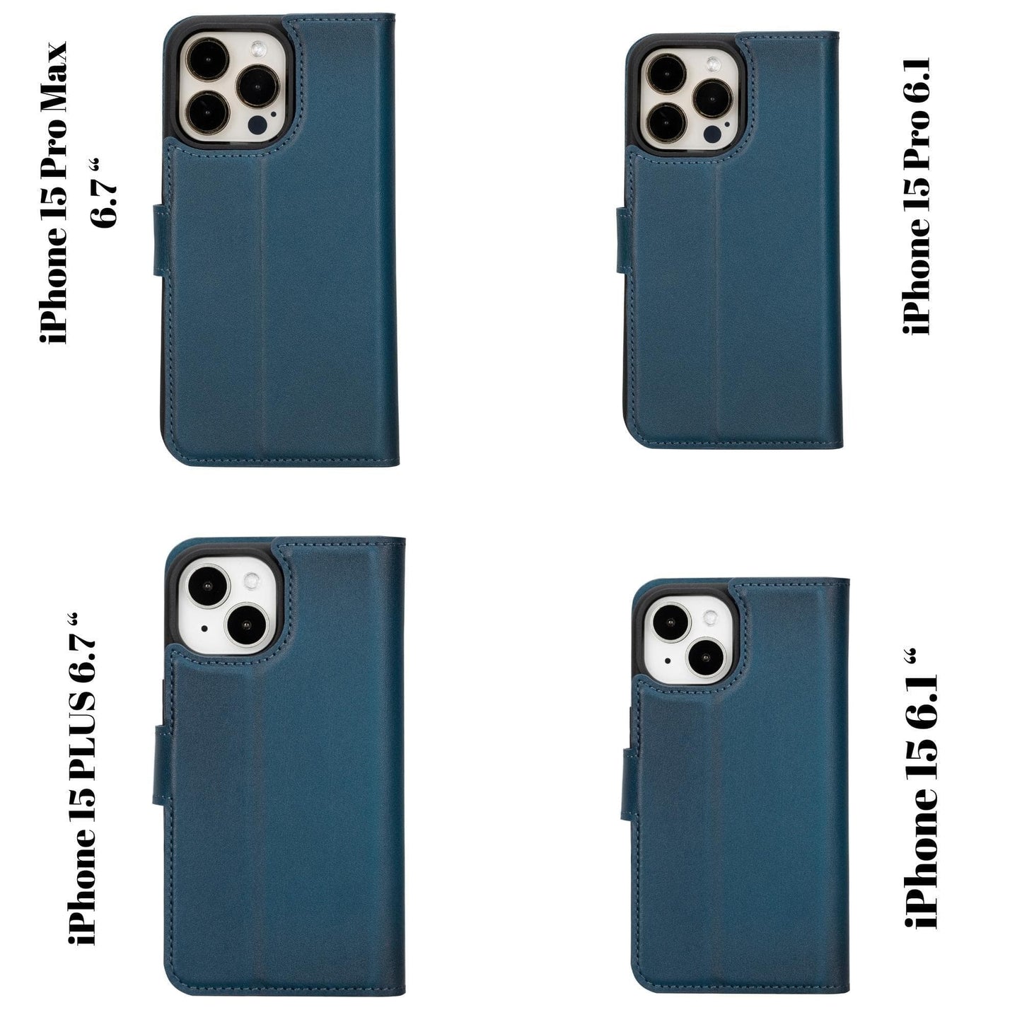 Bayelon Magic iPhone 15 Series Leather Wallet Case - MW