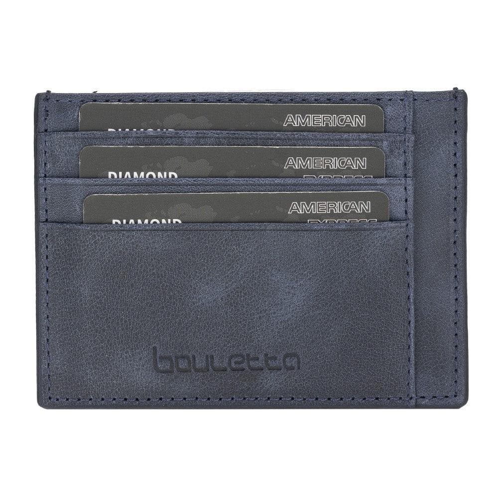 Bouletta BLW18 Leather Card Holder Denim