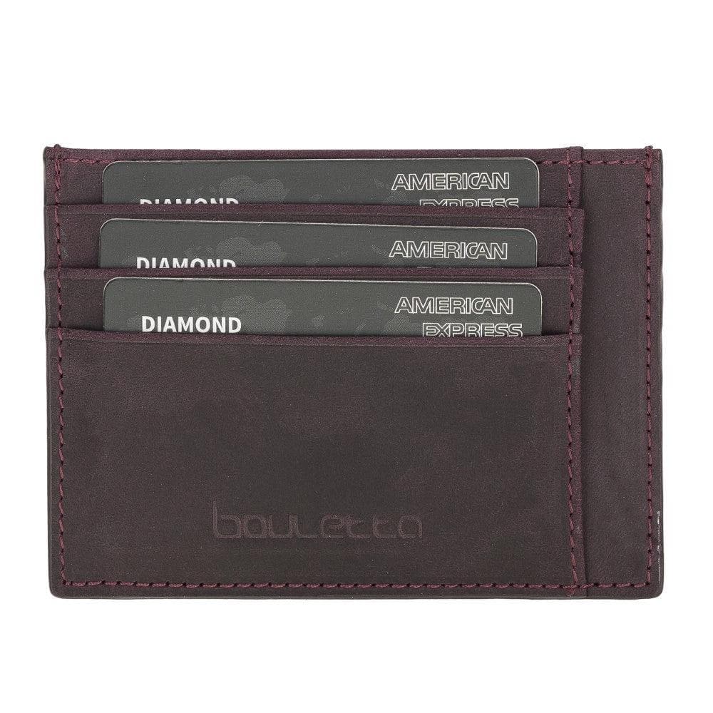 Bouletta BLW18 Leather Card Holder Mulberry