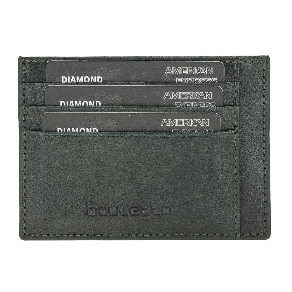 Bouletta BLW18 Leather Card Holder Kelly