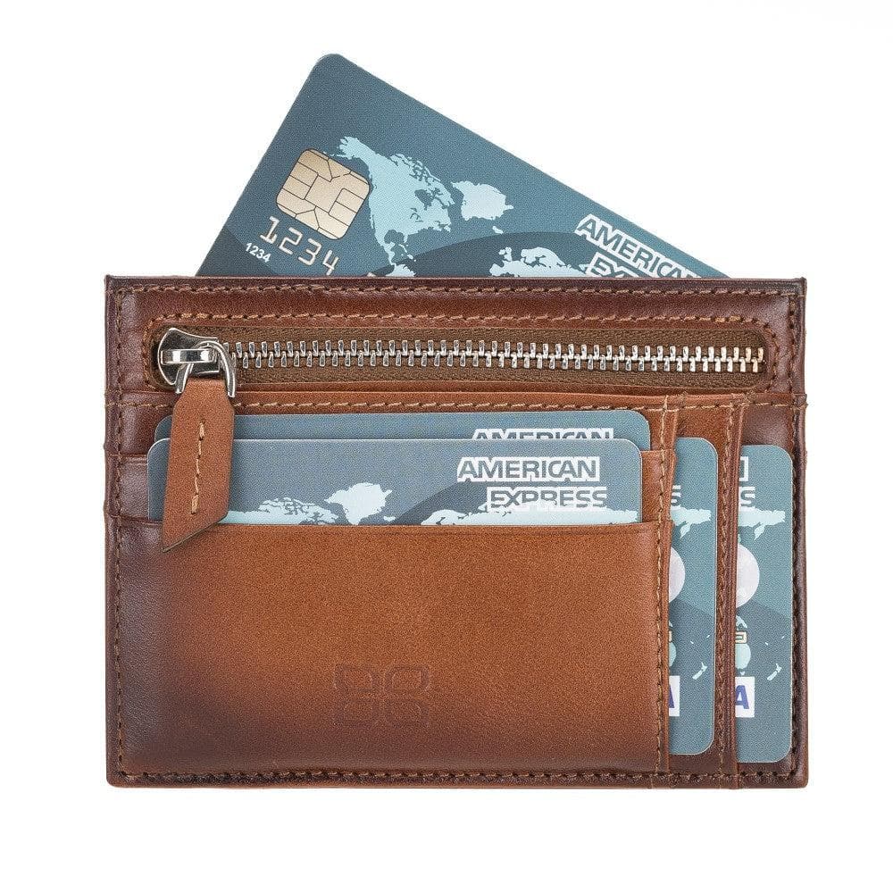 Bayelon Bayelon Zip Leather Card Holder