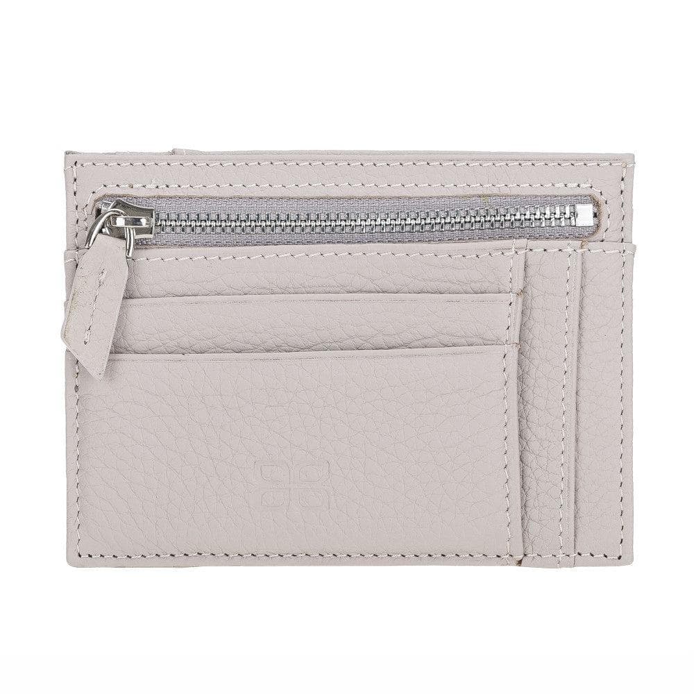 Bouletta Bouletta Zip Leather Card Holder Sandy Brown