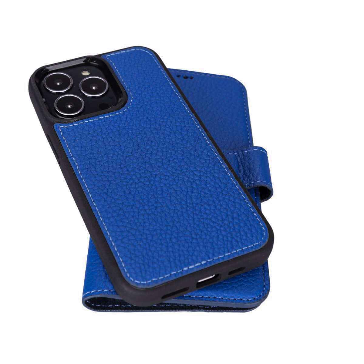 Bayelon iPhone 13 Pro Max Leather Detachable Wallet Case