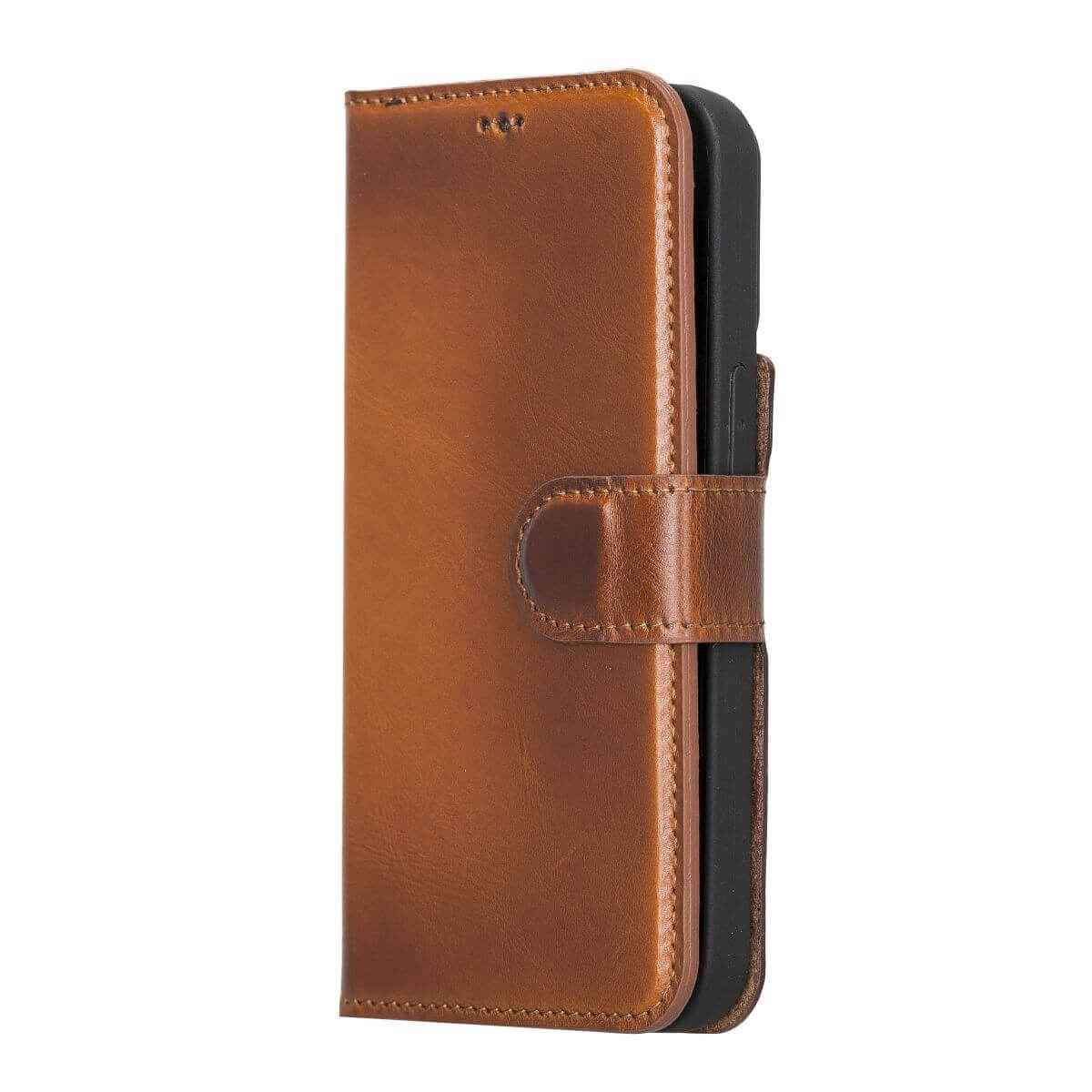 Bayelon iPhone 13 Pro Leather Wallet Case with Kickstand