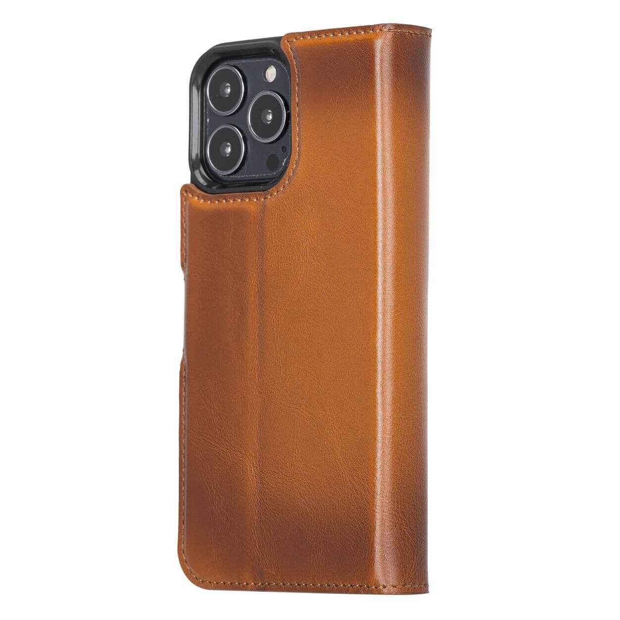 Bayelon iPhone 13 Pro Max Leather Detachable Wallet Case